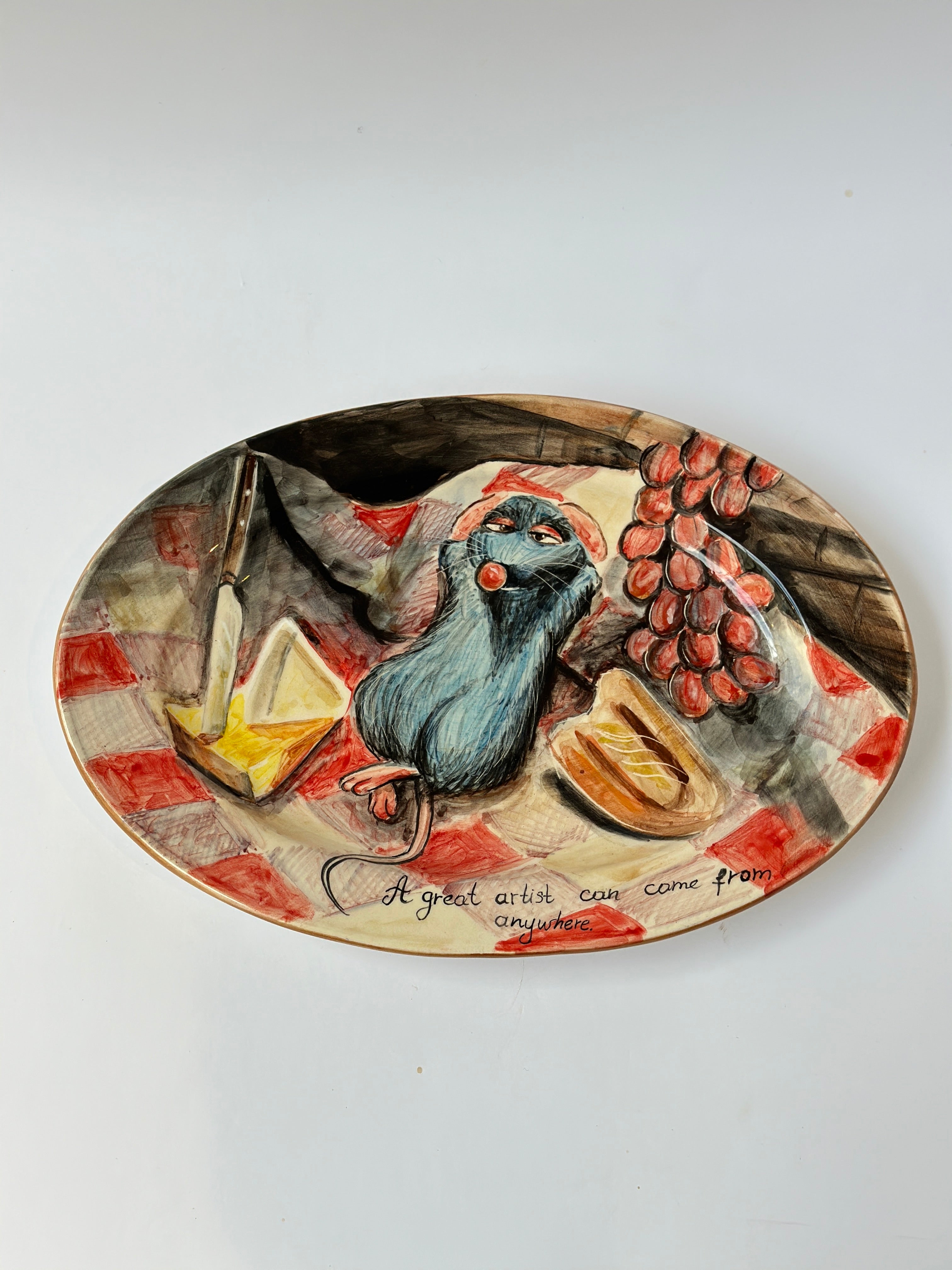 Ratatouille handmade plates (28x19)