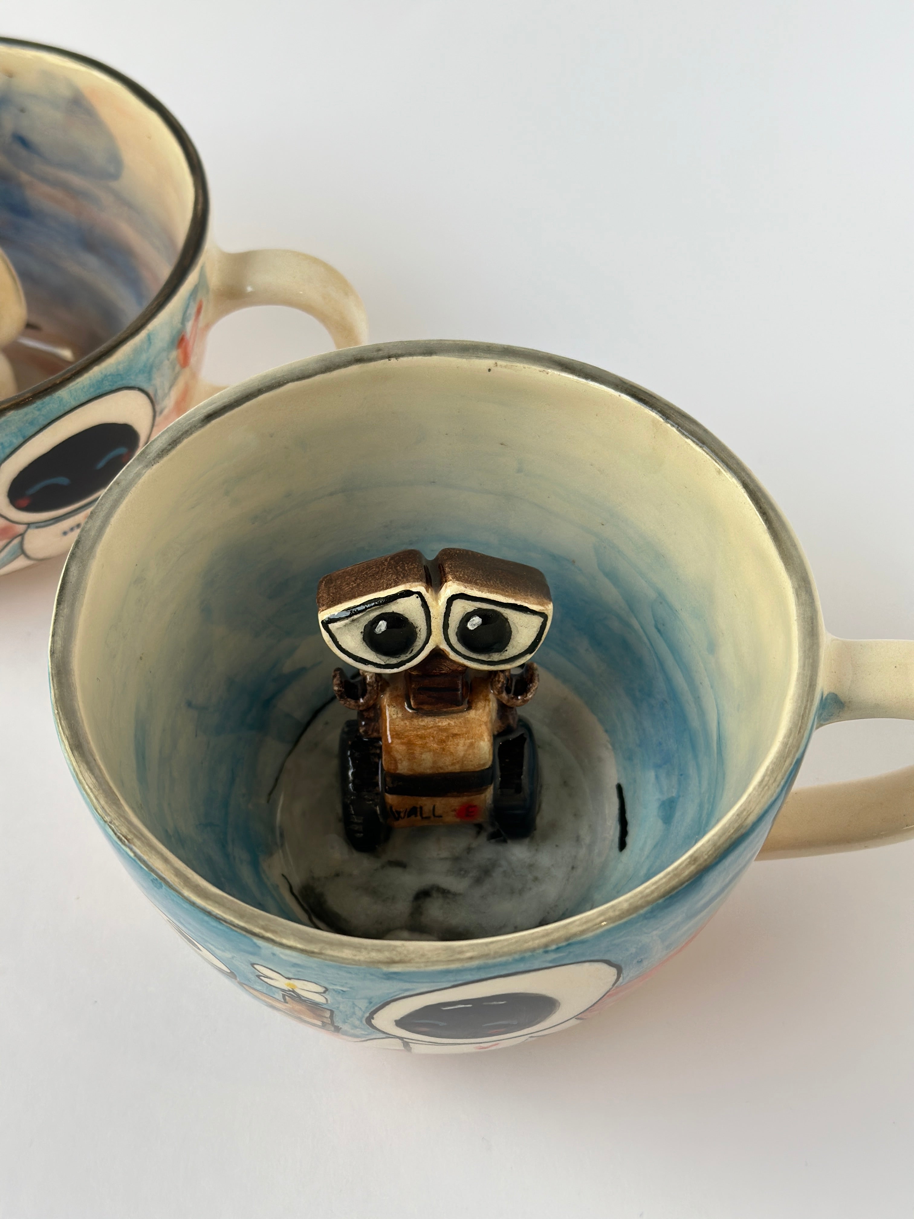 WALL-E handmade mugs
