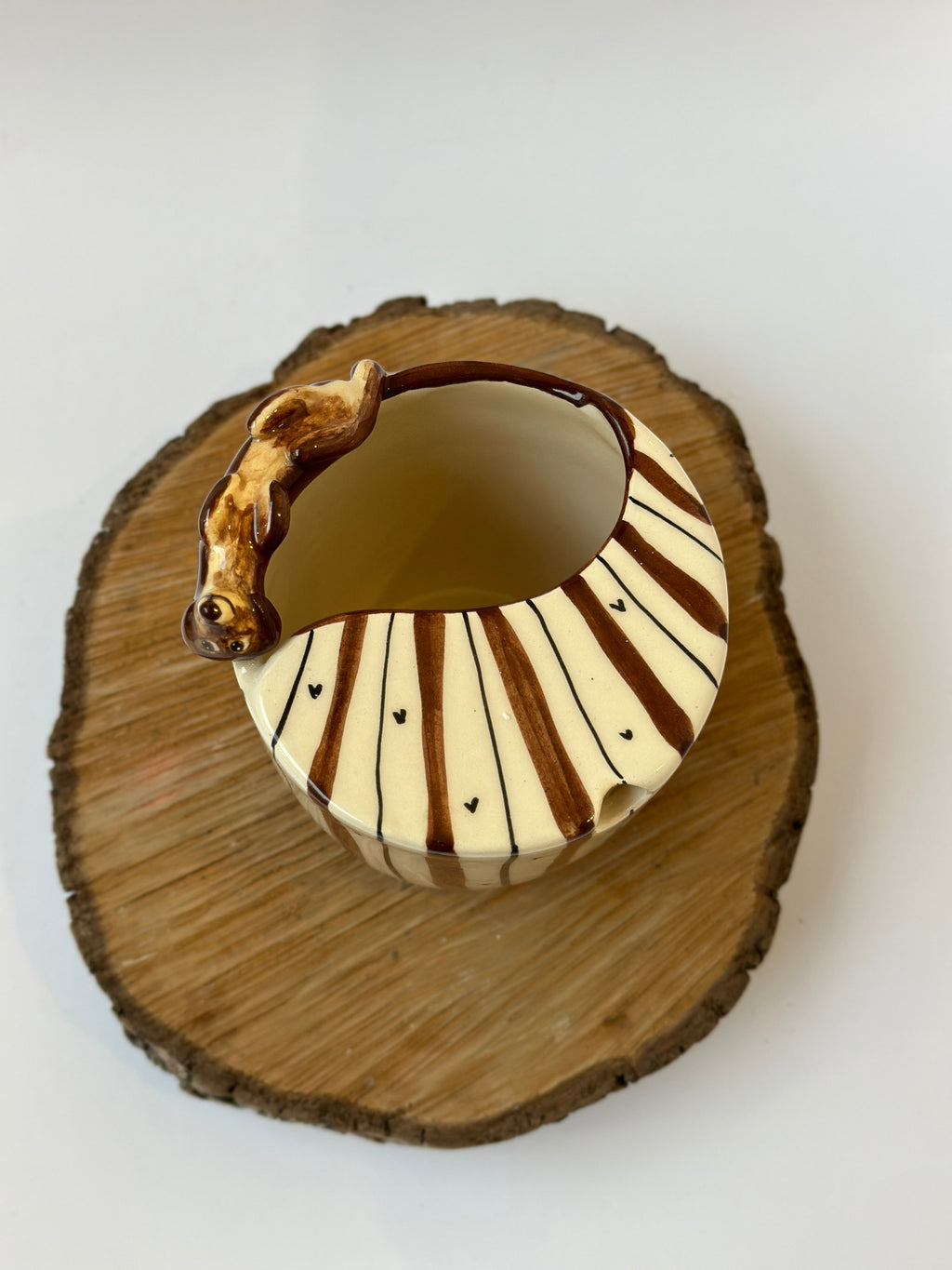 Dachshund handmade takeaway mug