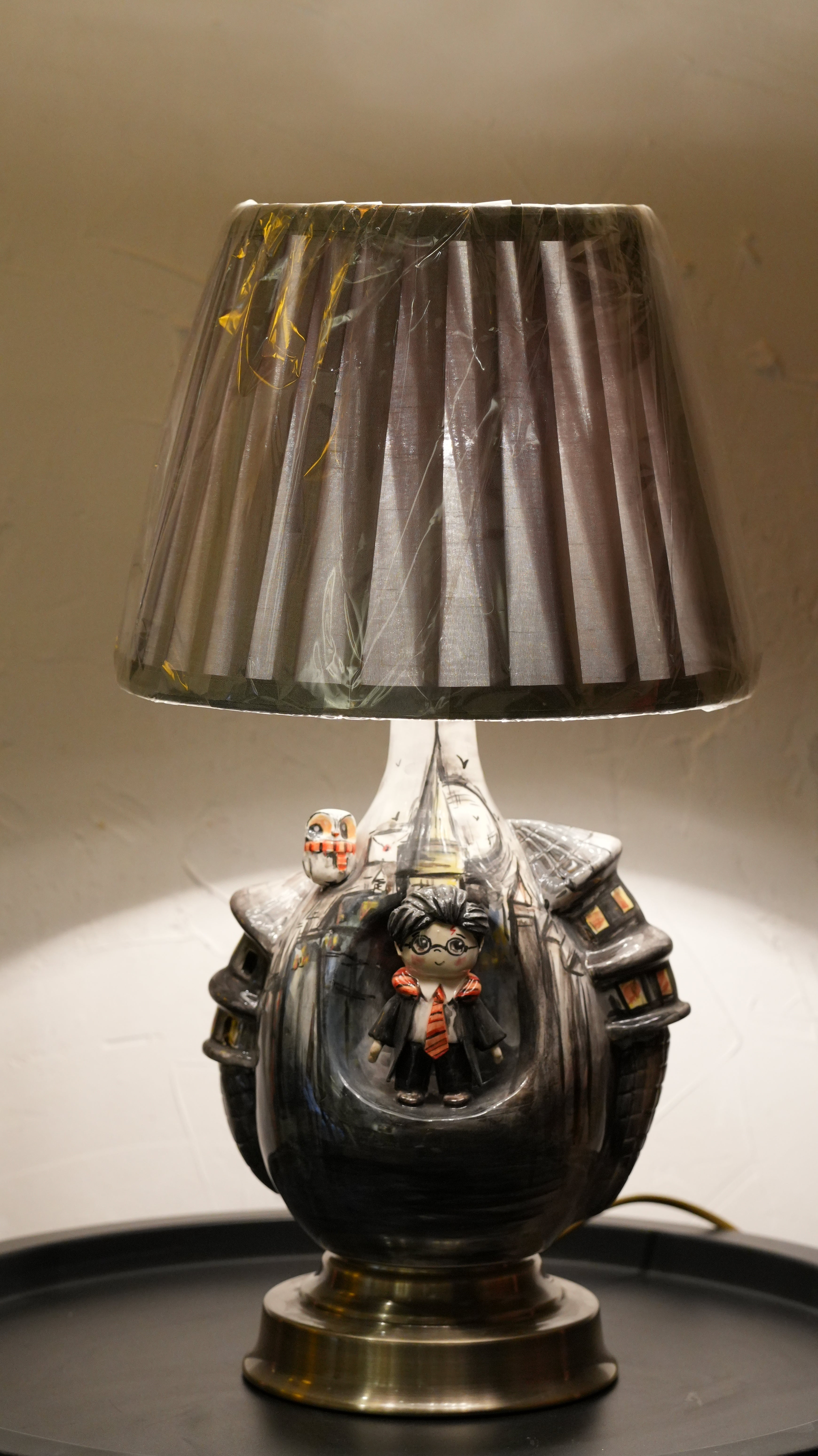 Harry Potter handmade ceramic lamp