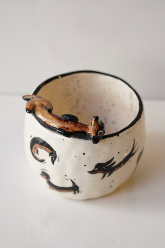 Dog handmade mug