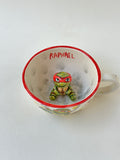 Warrior Turtle handmade mug