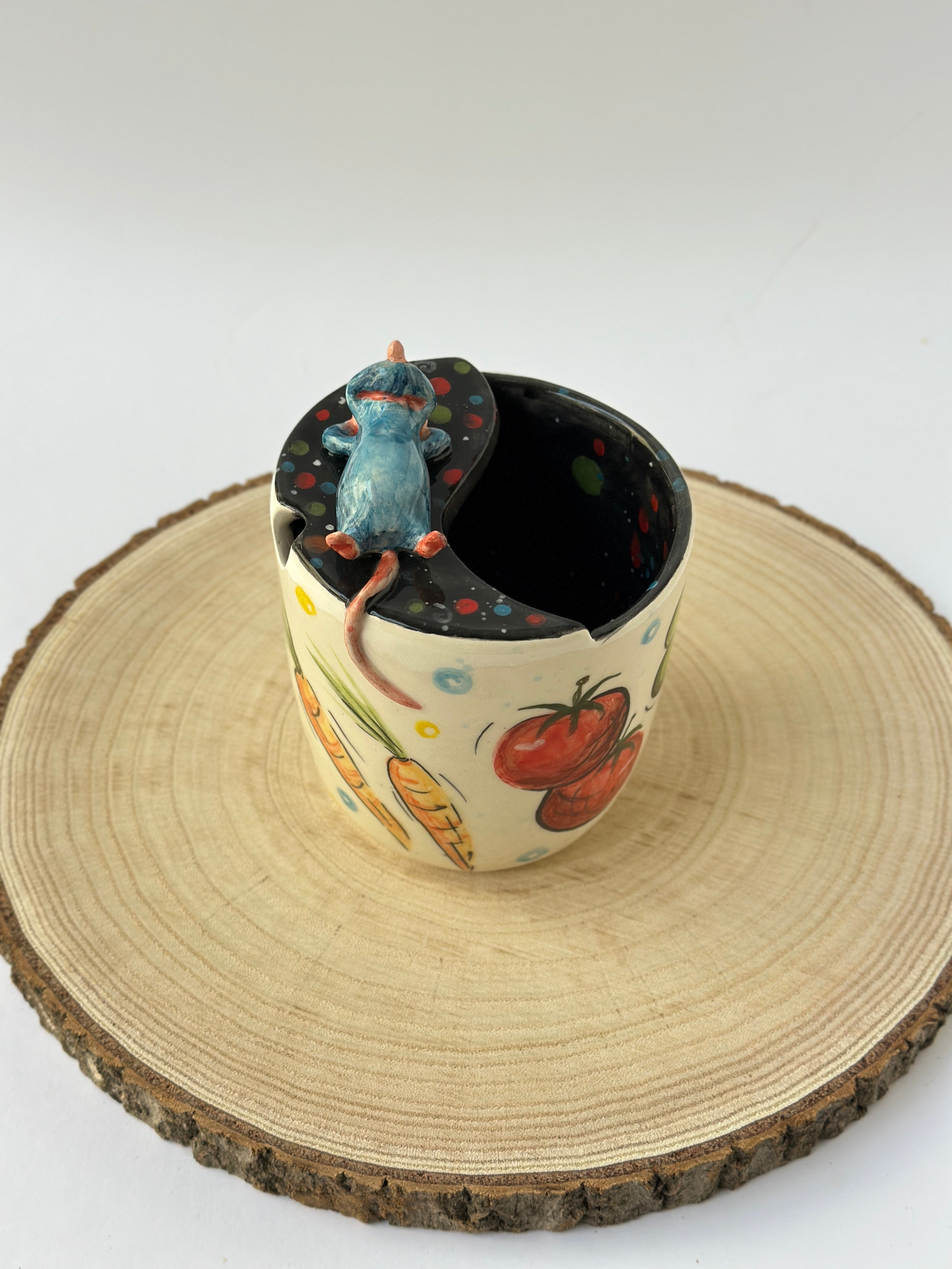 Ratatouille handmade takeaway mug