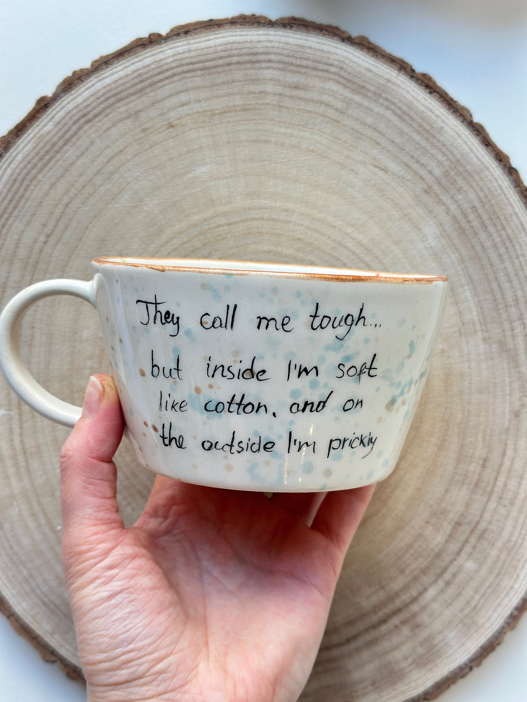 Hedgehog Handmade mug