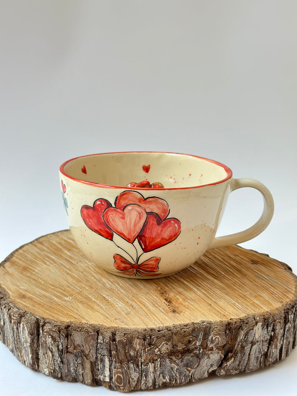 Teddy love handmade mug
