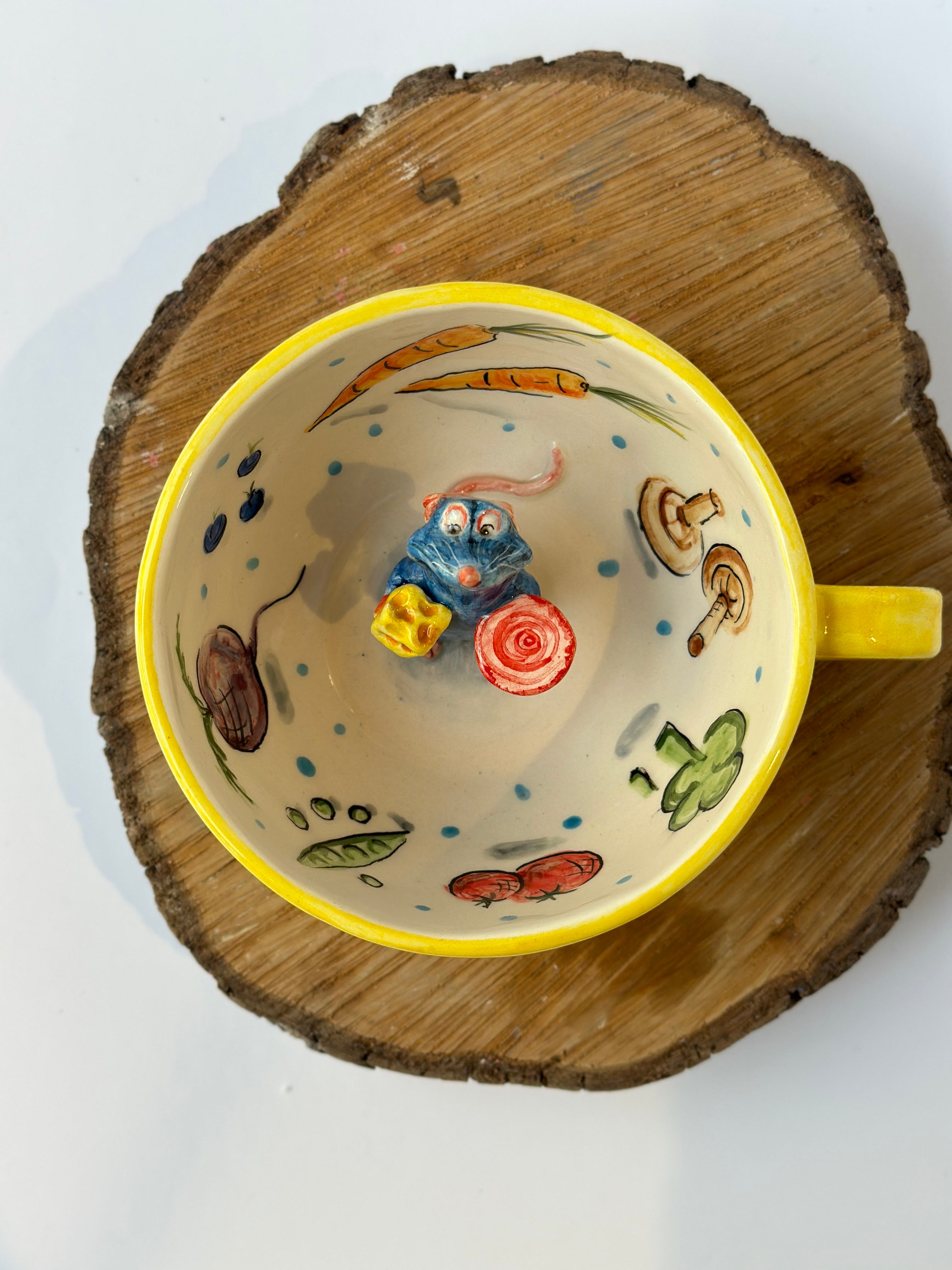 Ratatouille handmade mug