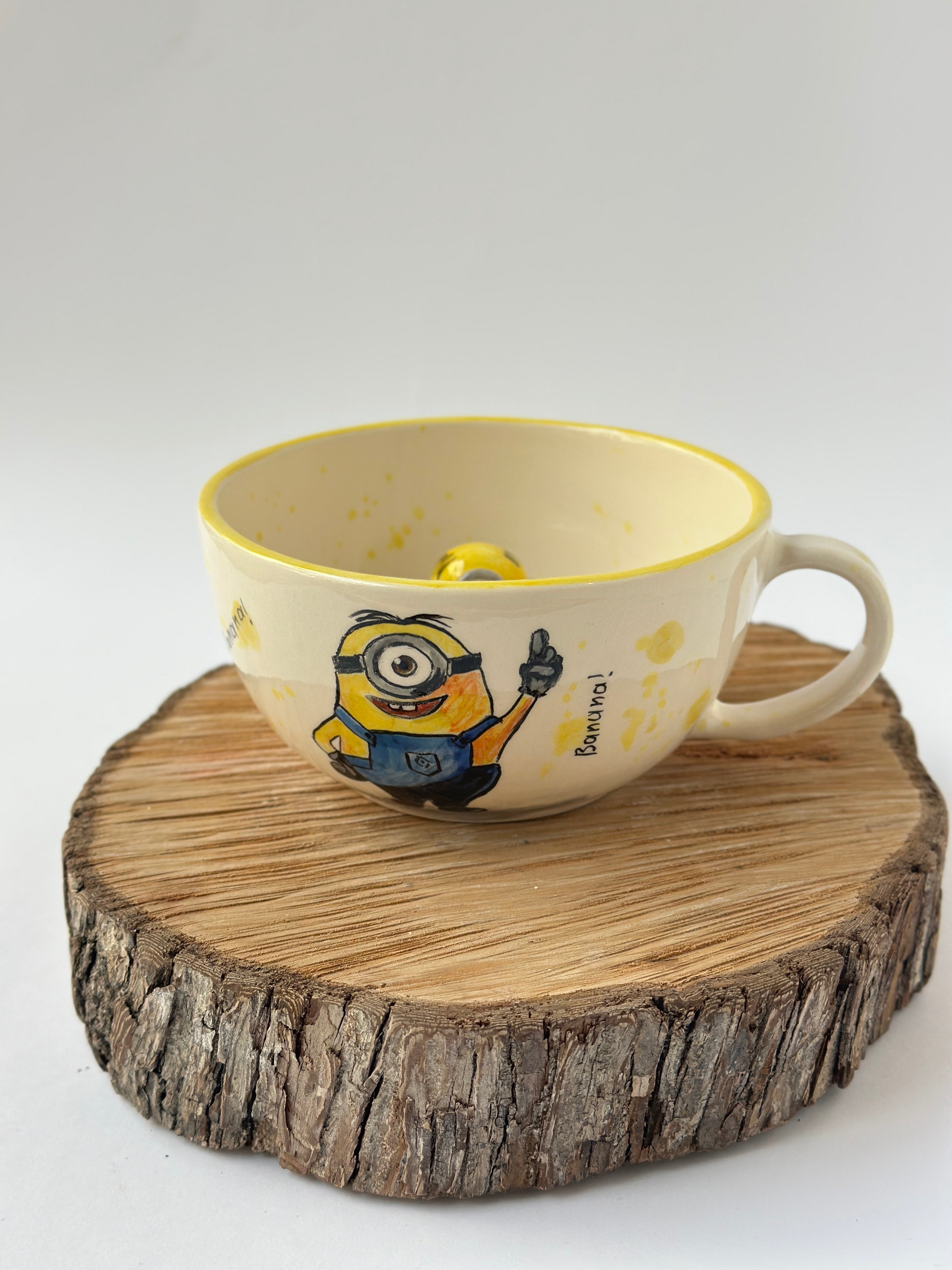 Minion handmade mug