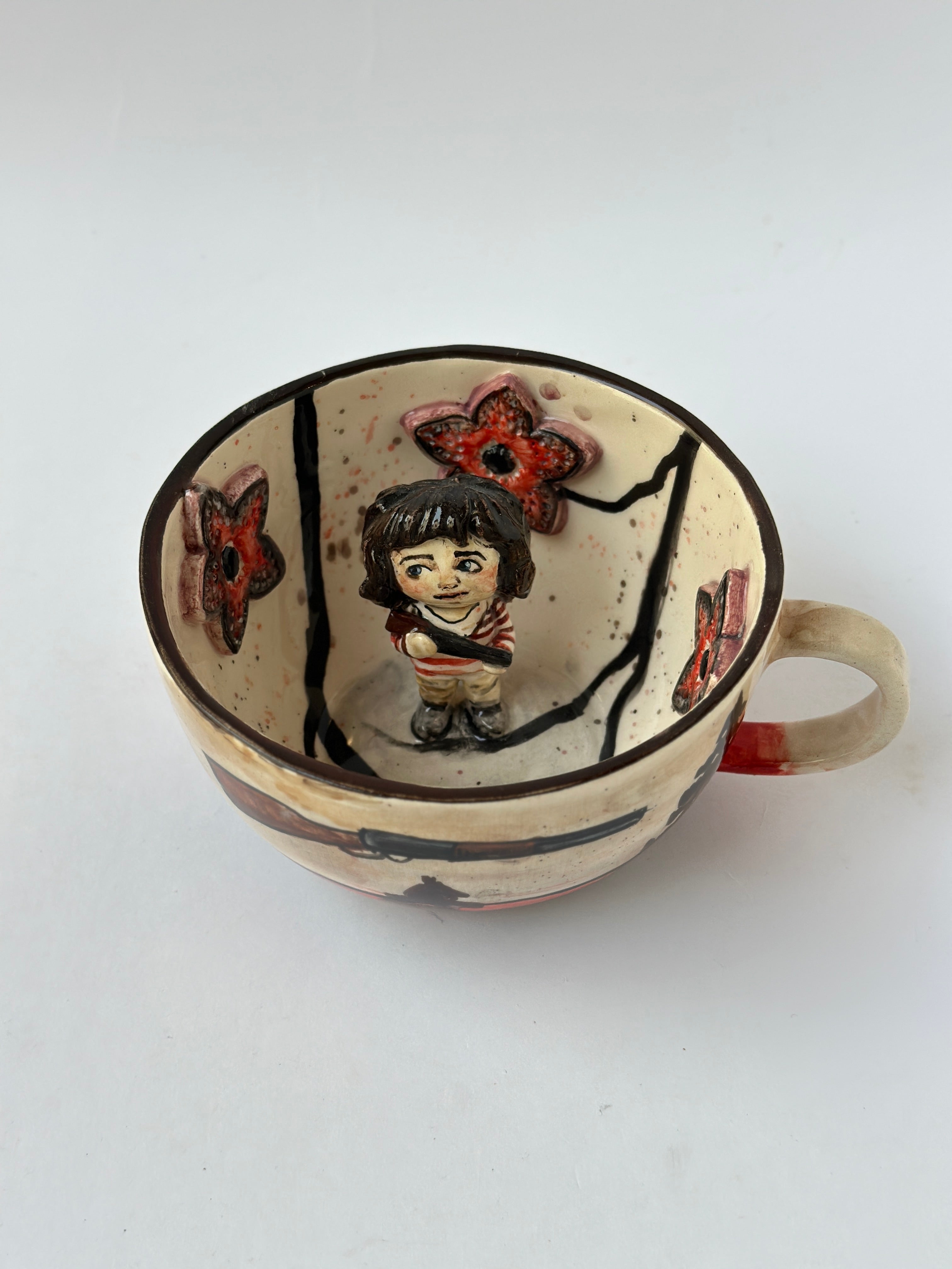 Stranger things Nancy handmade mug