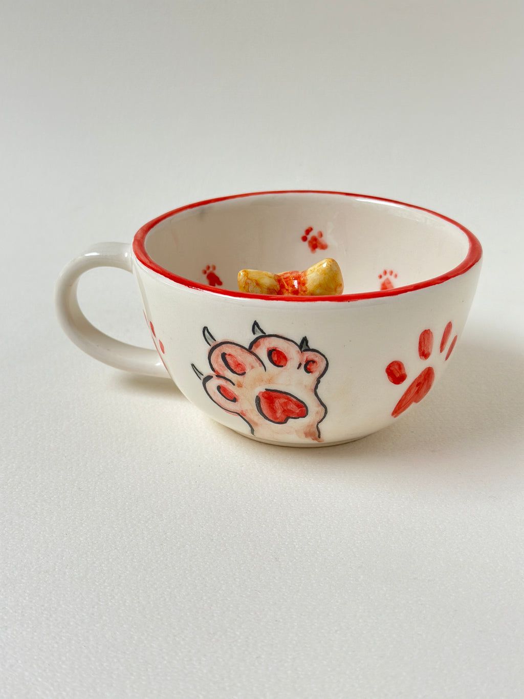 Cat handmade mug