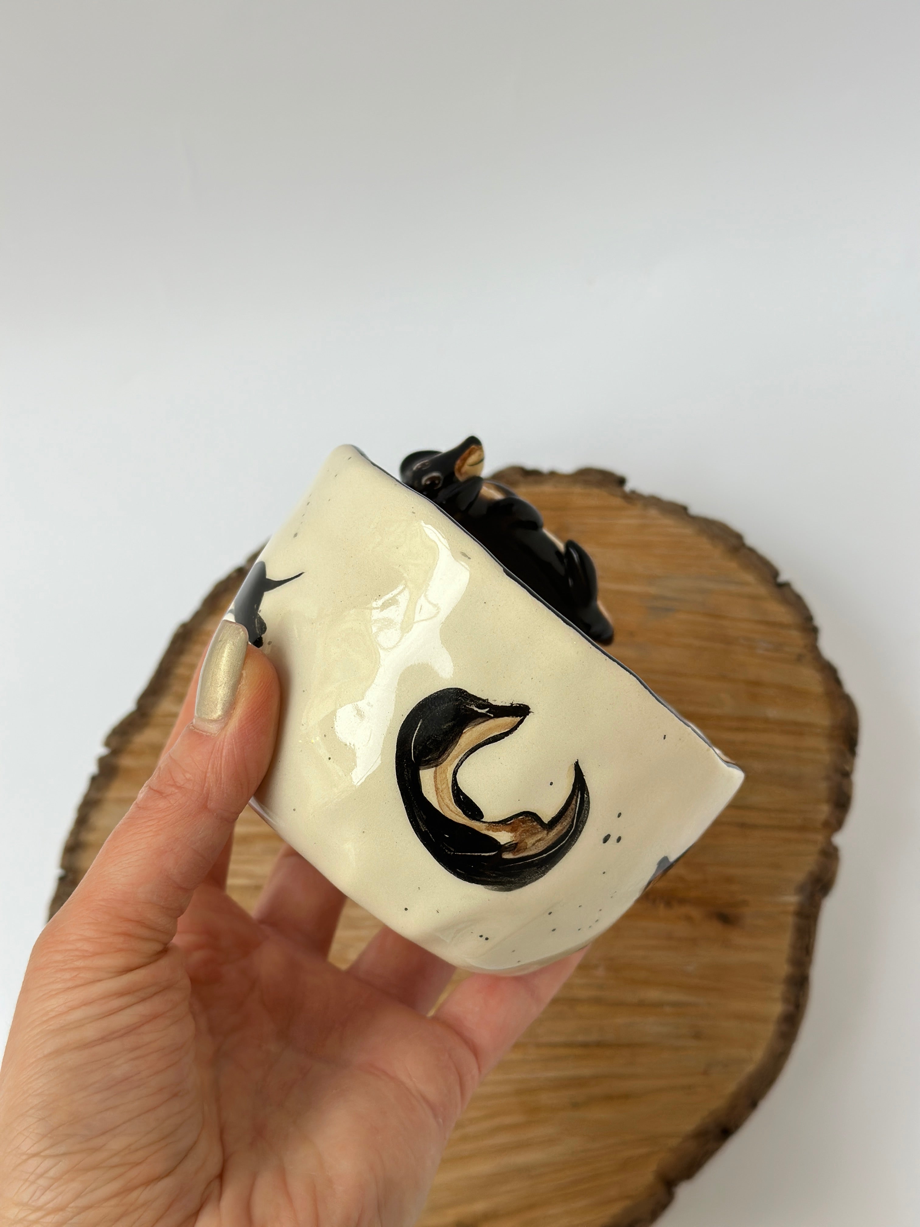 Dachshund handmade mug