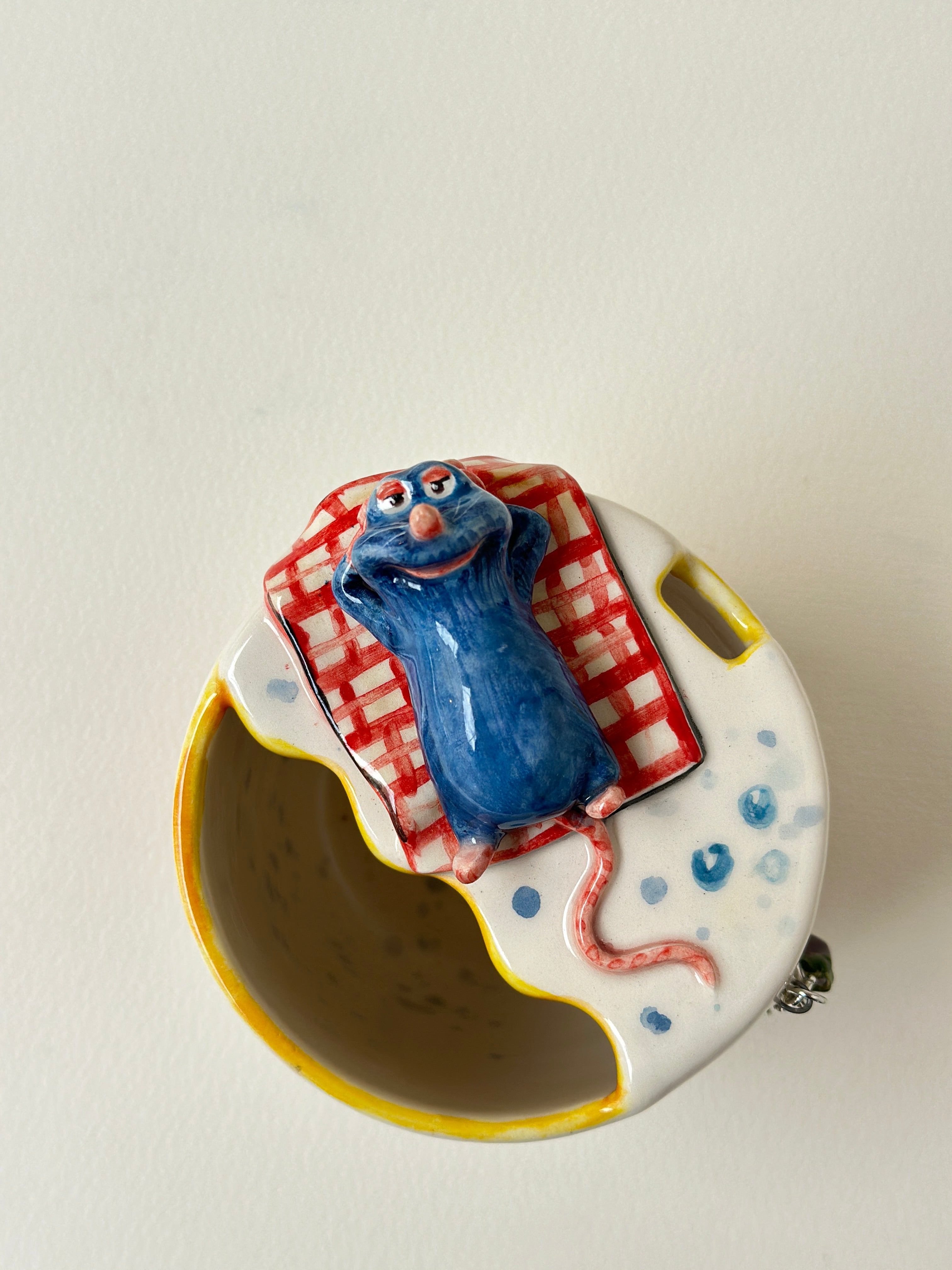 Ratatouille handmade takeaway mug