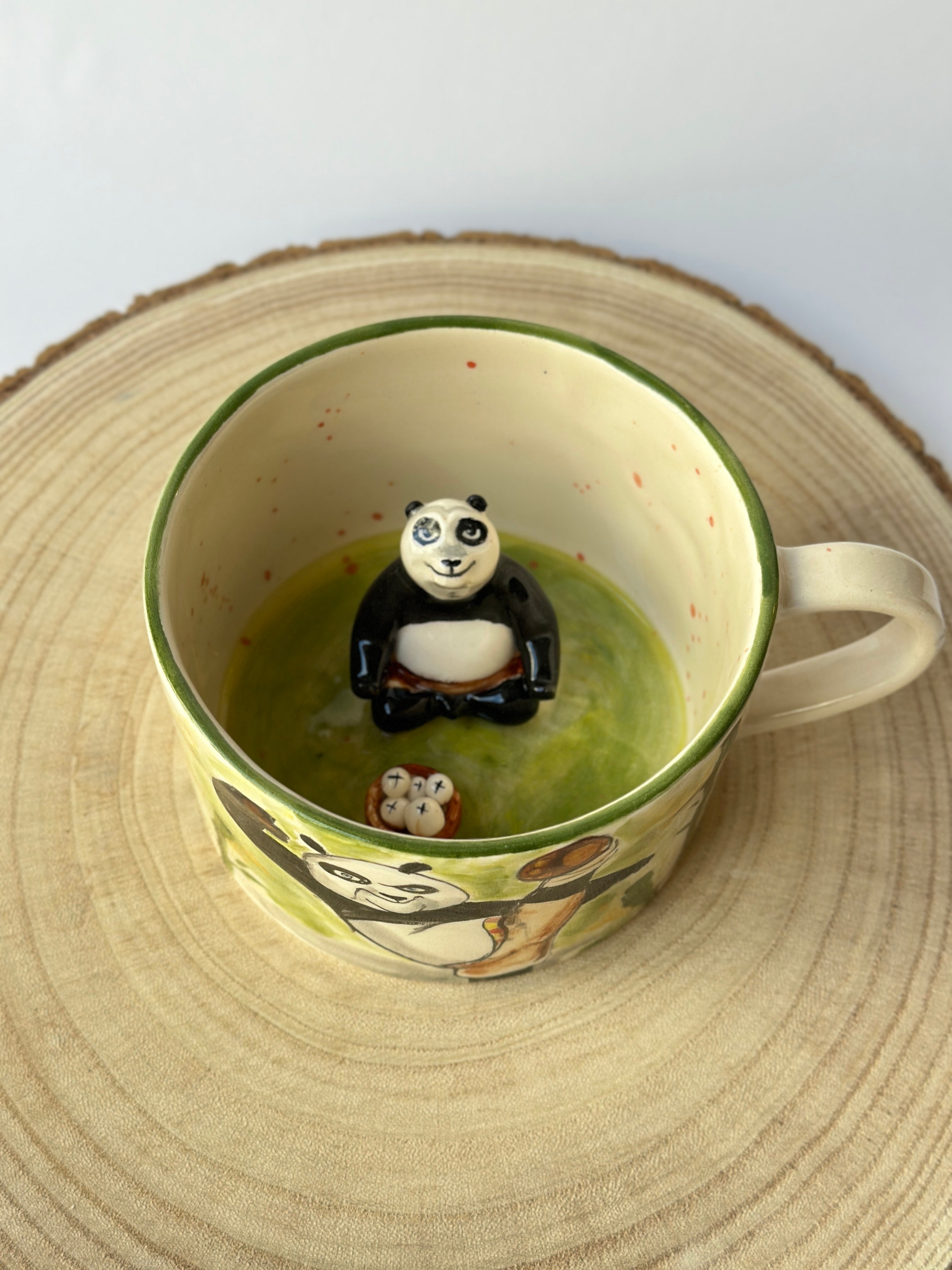 Kung fu Panda handmade mug