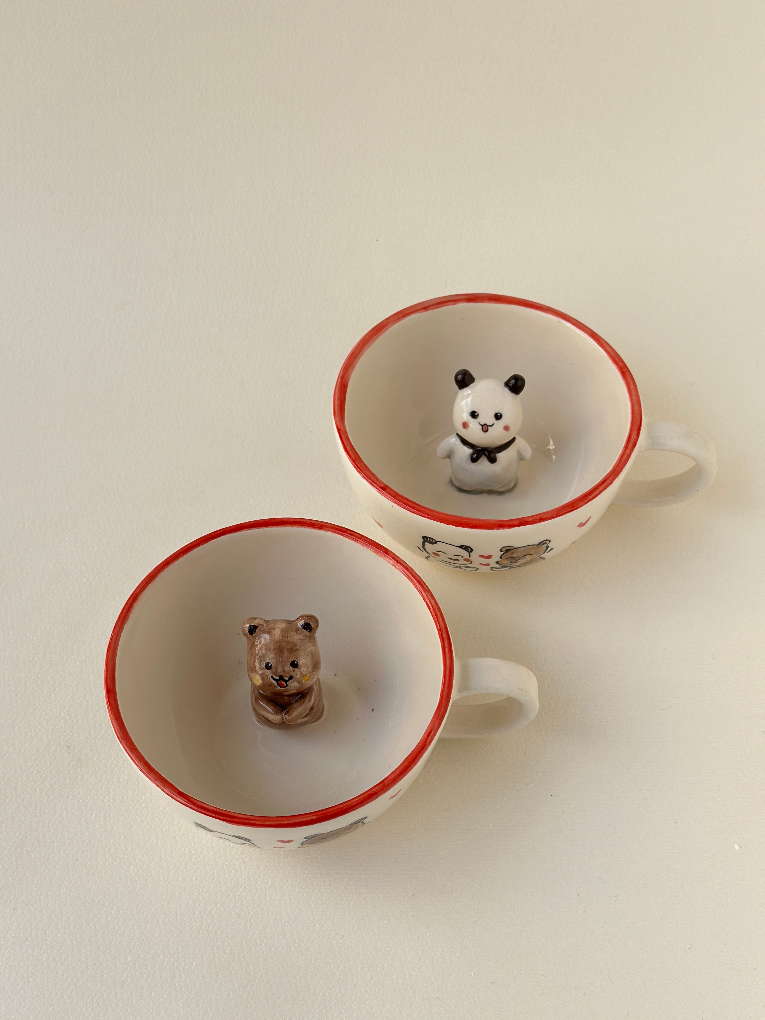Dudu and Bubu handmade mugs