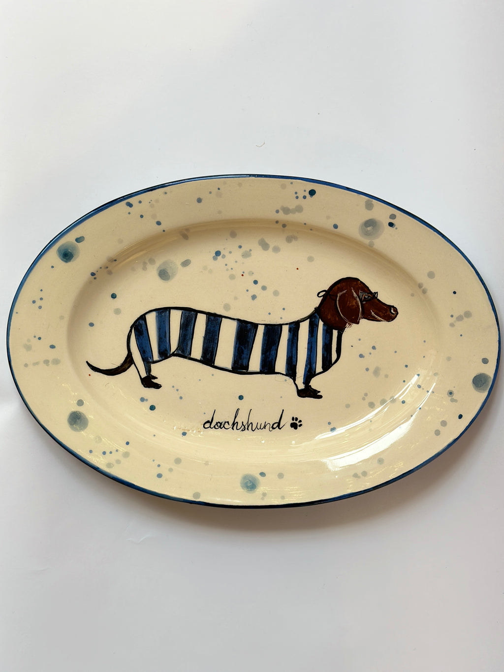 Dachshund plate