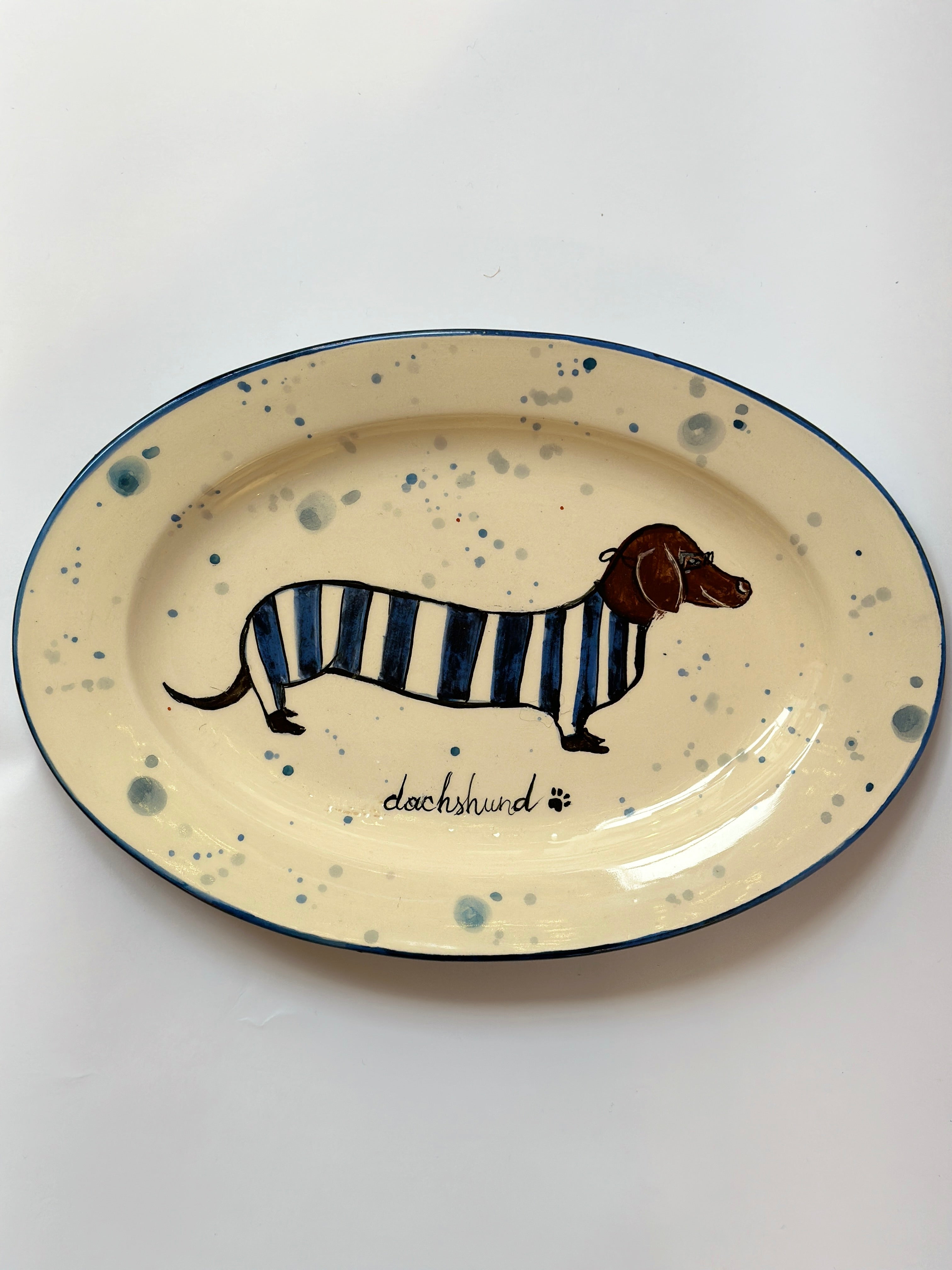 Dachshund plate