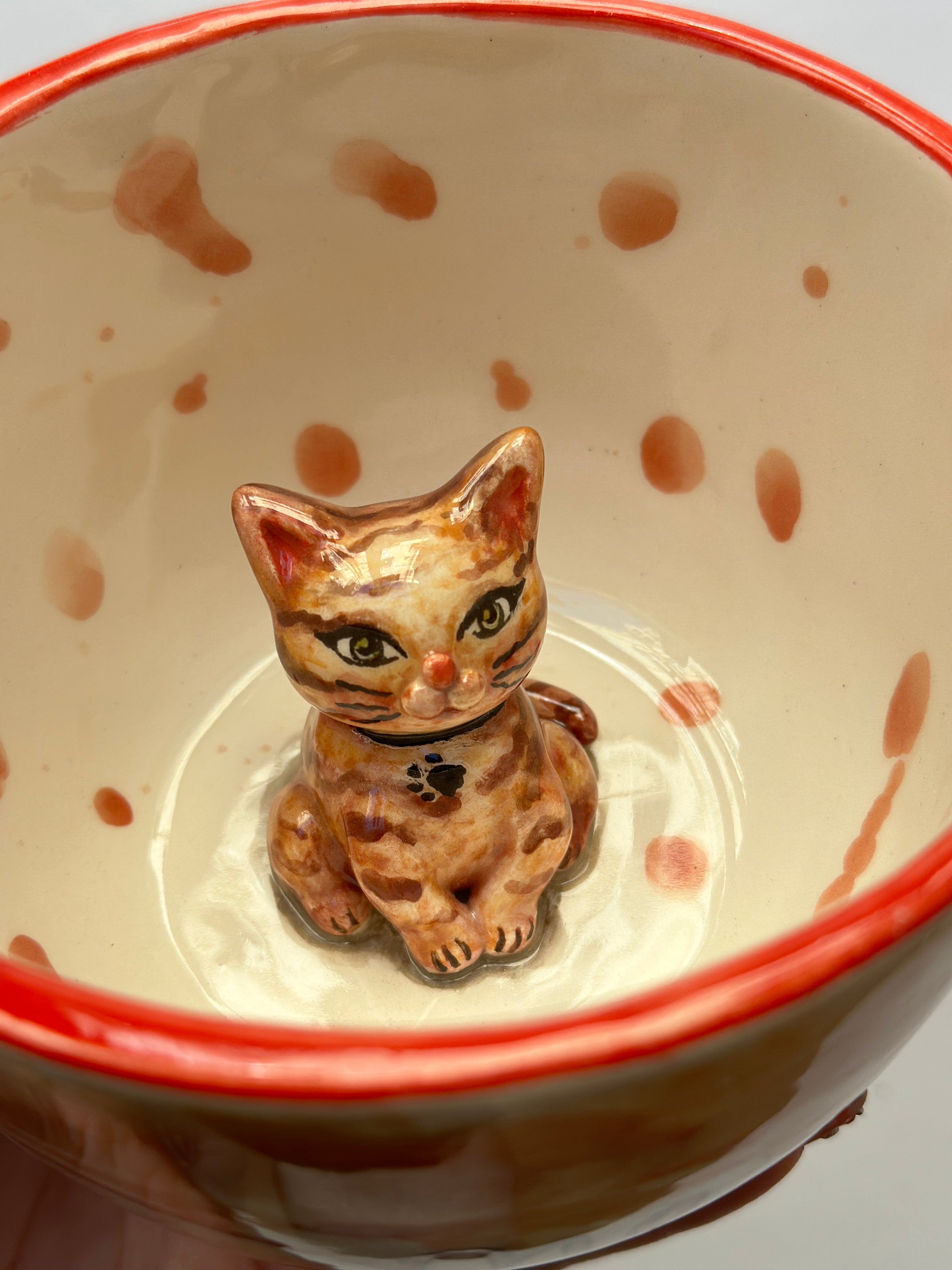 Cat mug handmade