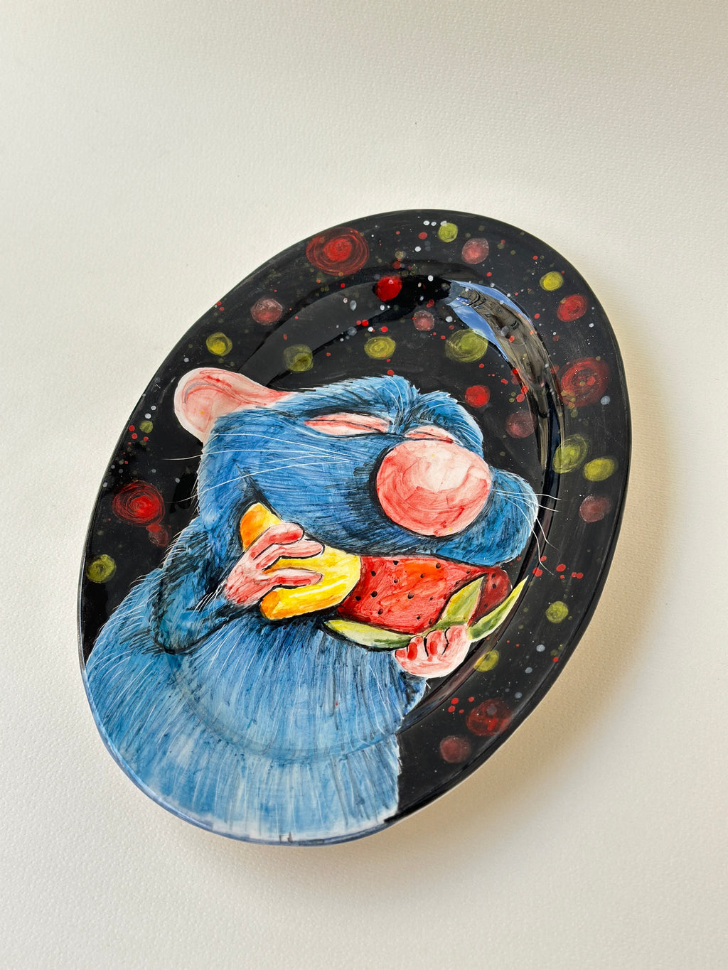 Little Chef handmade big plate (28x18)