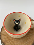 Cat handmade mug