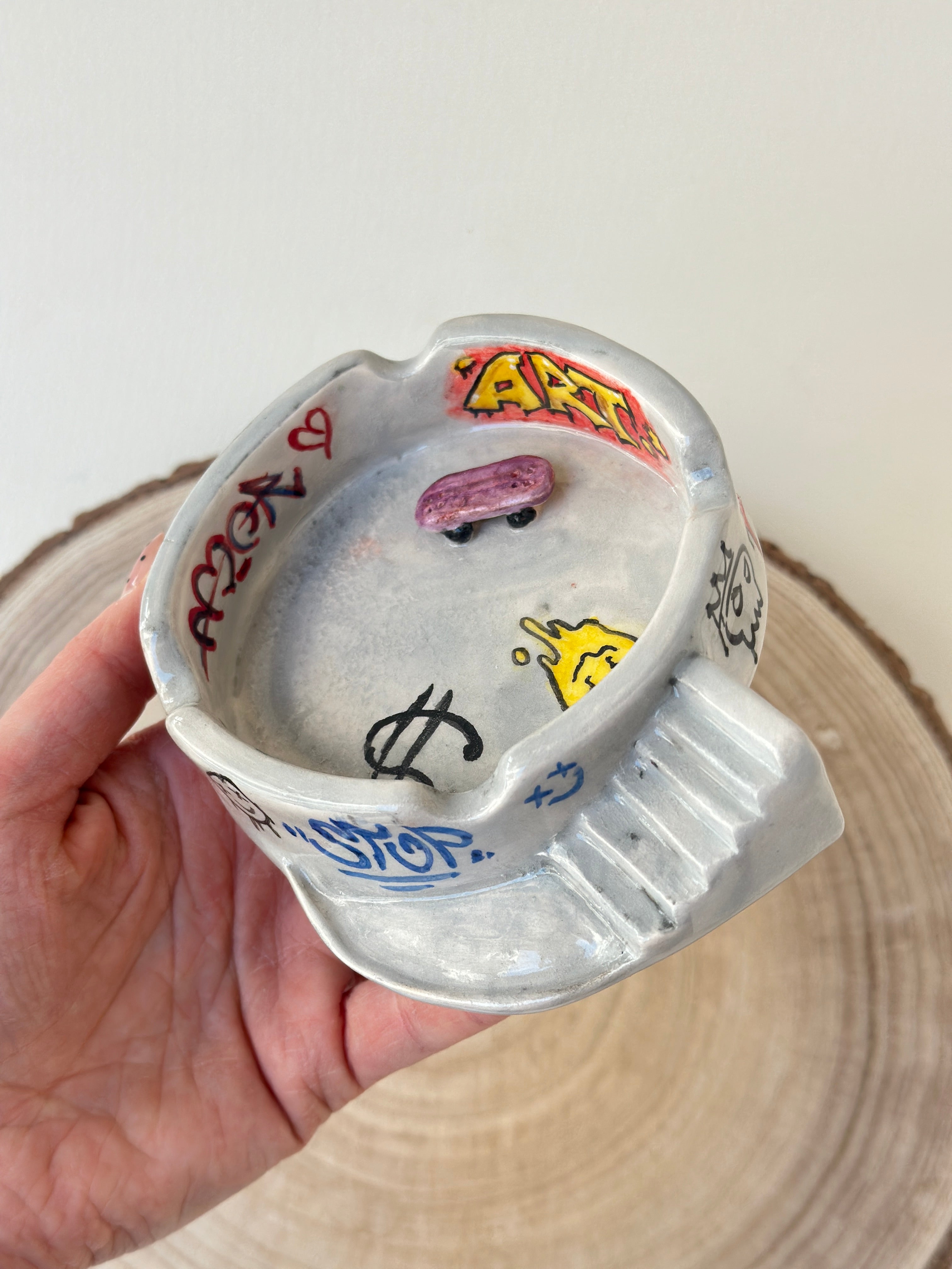 Handmade ashtray