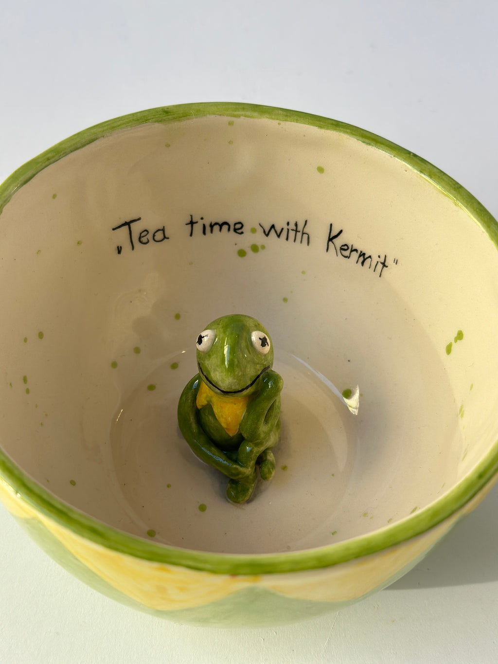 Kermit handmade mug