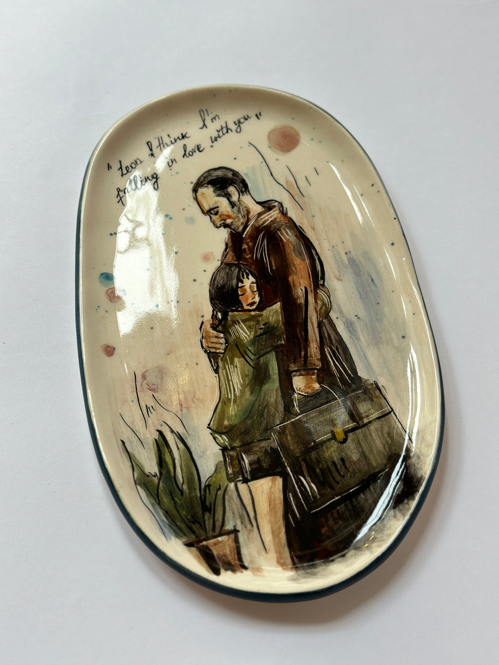 Leon handmade plate