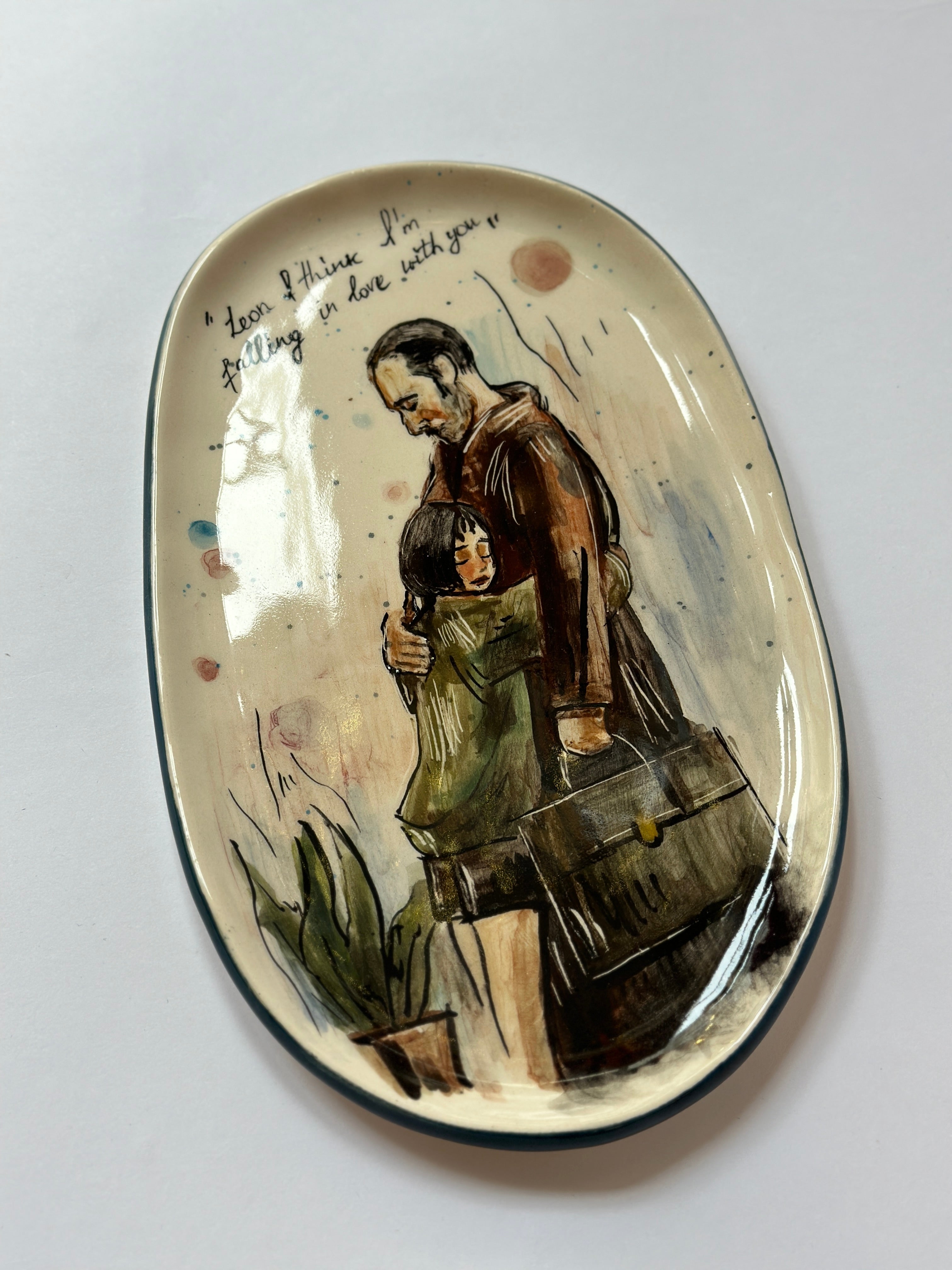 Leon handmade plate