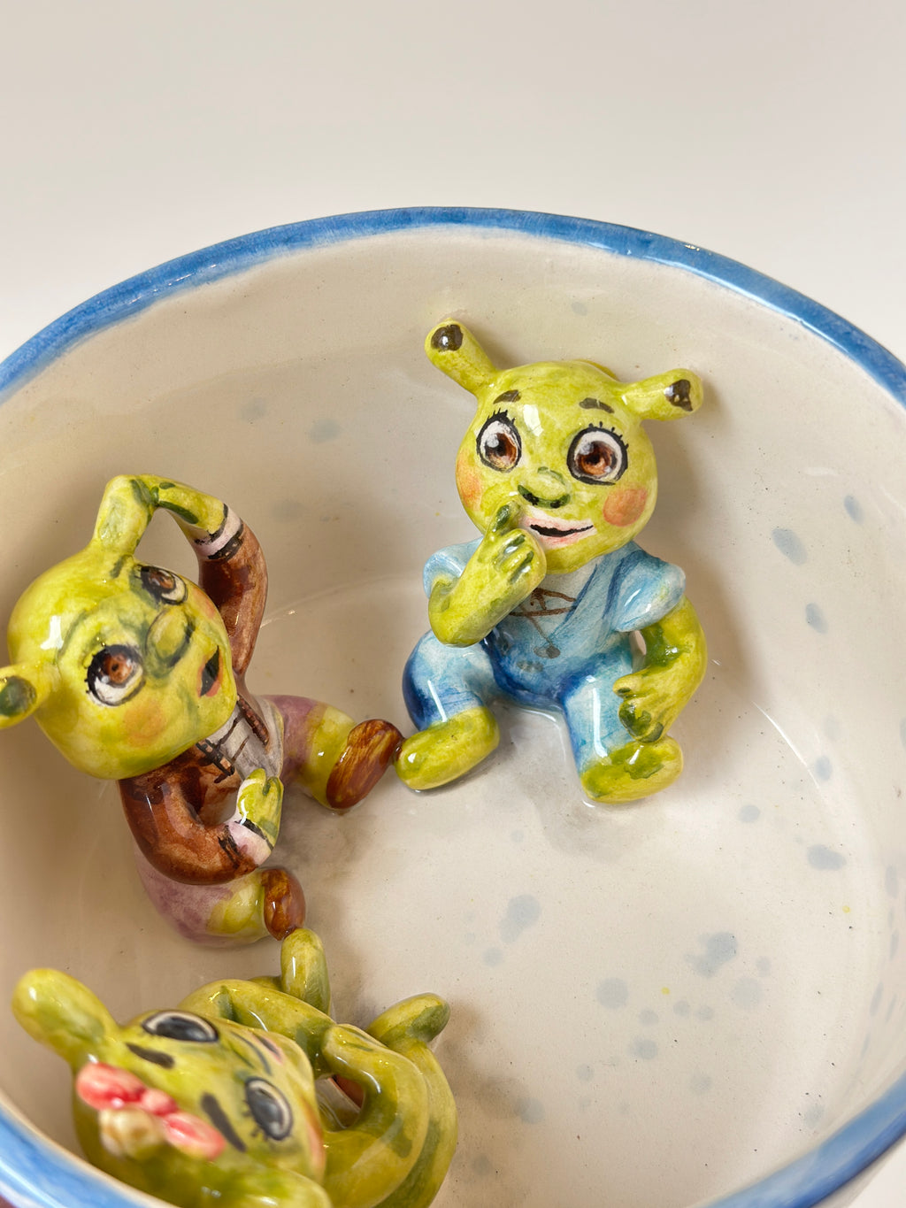 Shrek babies handmade mug