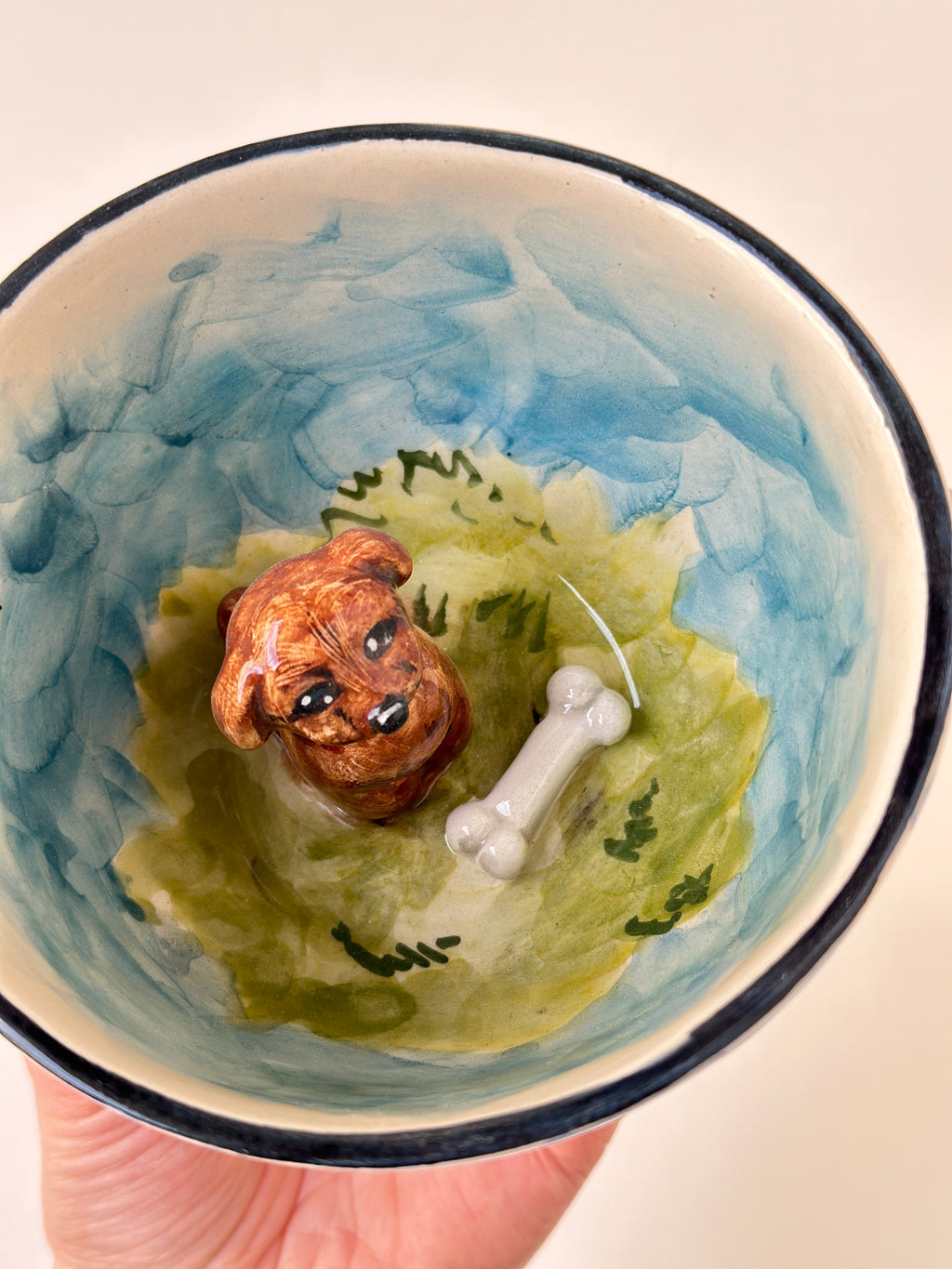 Dog handmade mug