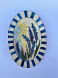 Lavender handmade plate