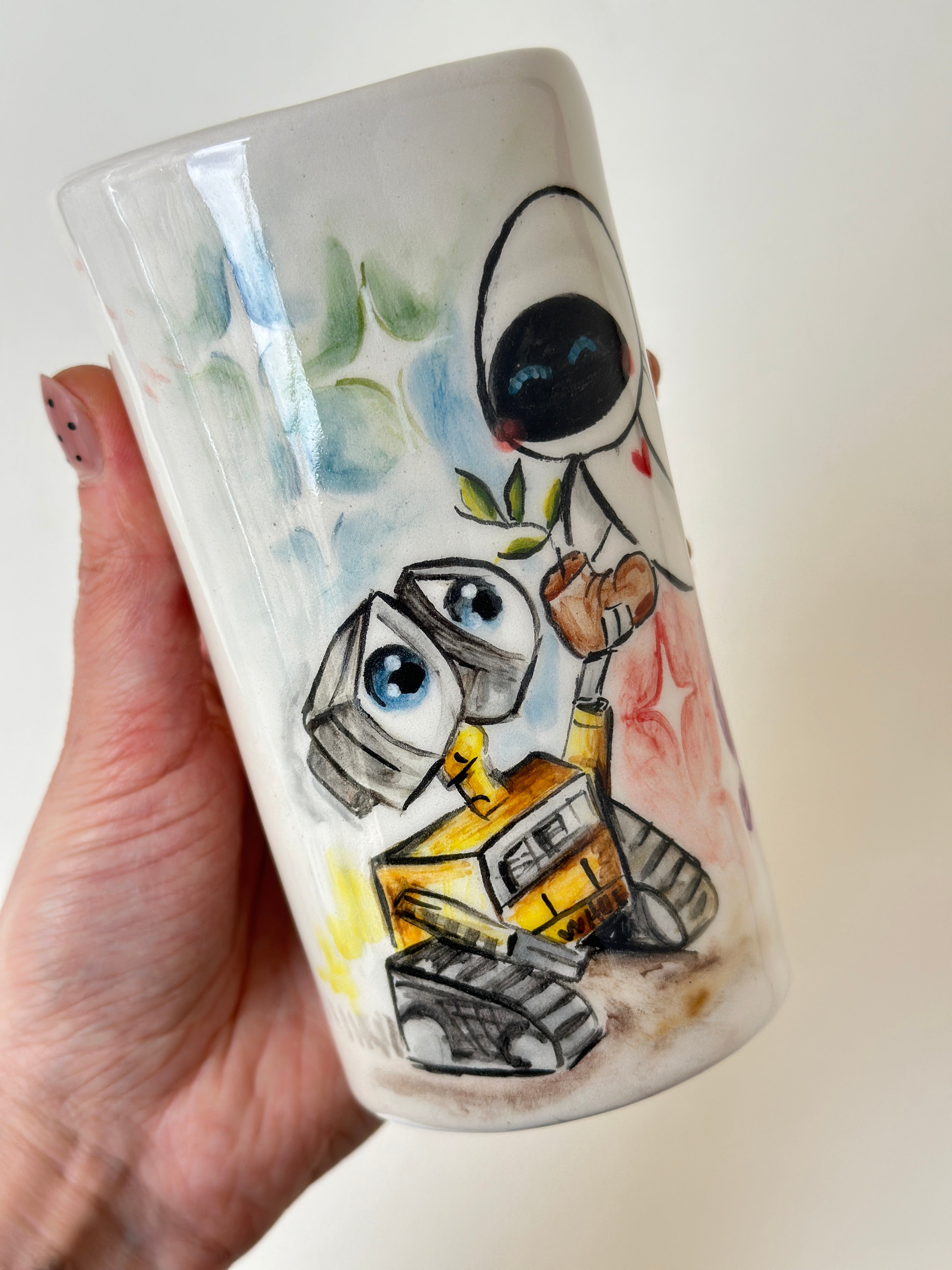 Wall-E handmade takeaway mug