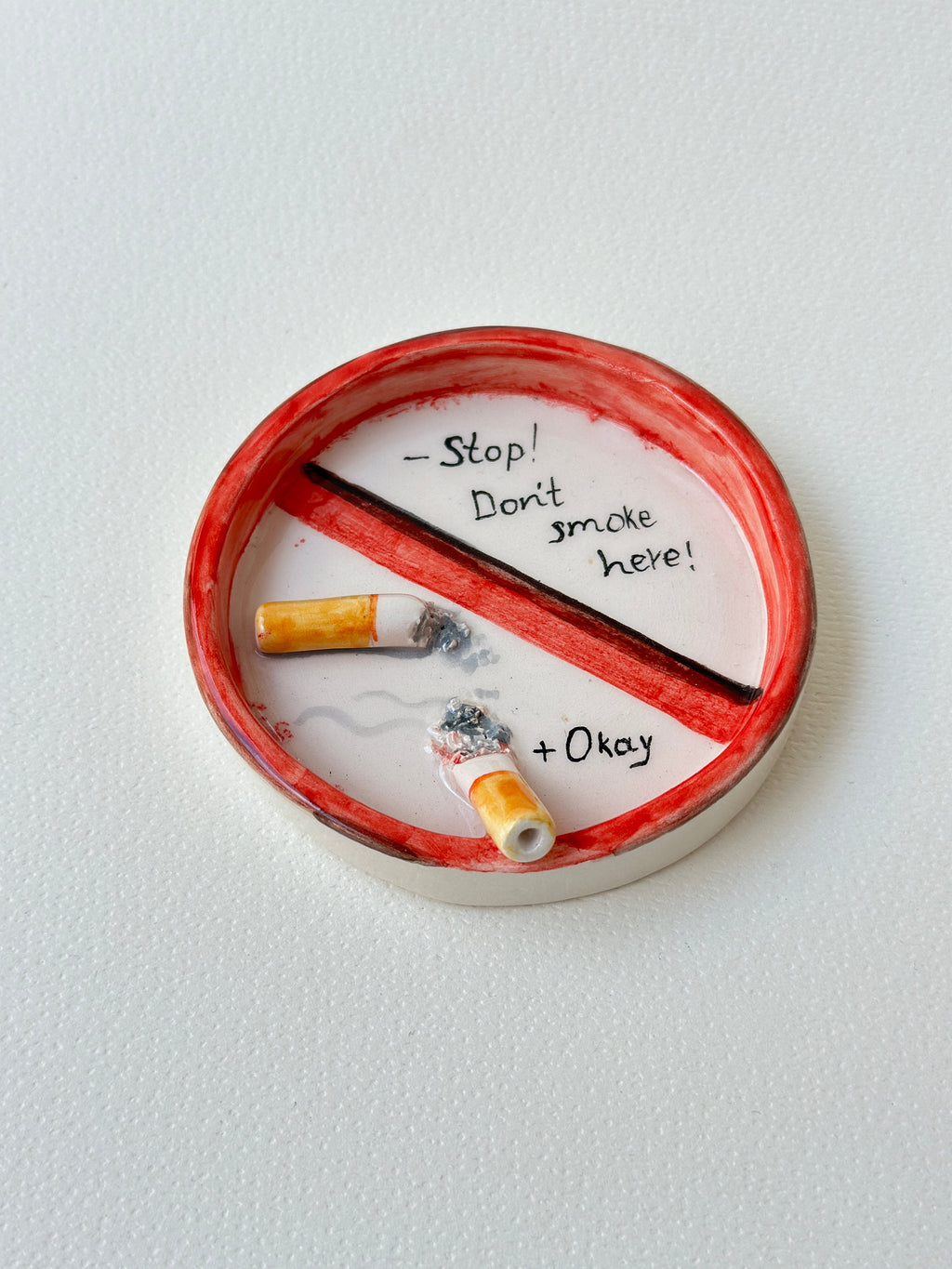 Handmade ashtray
