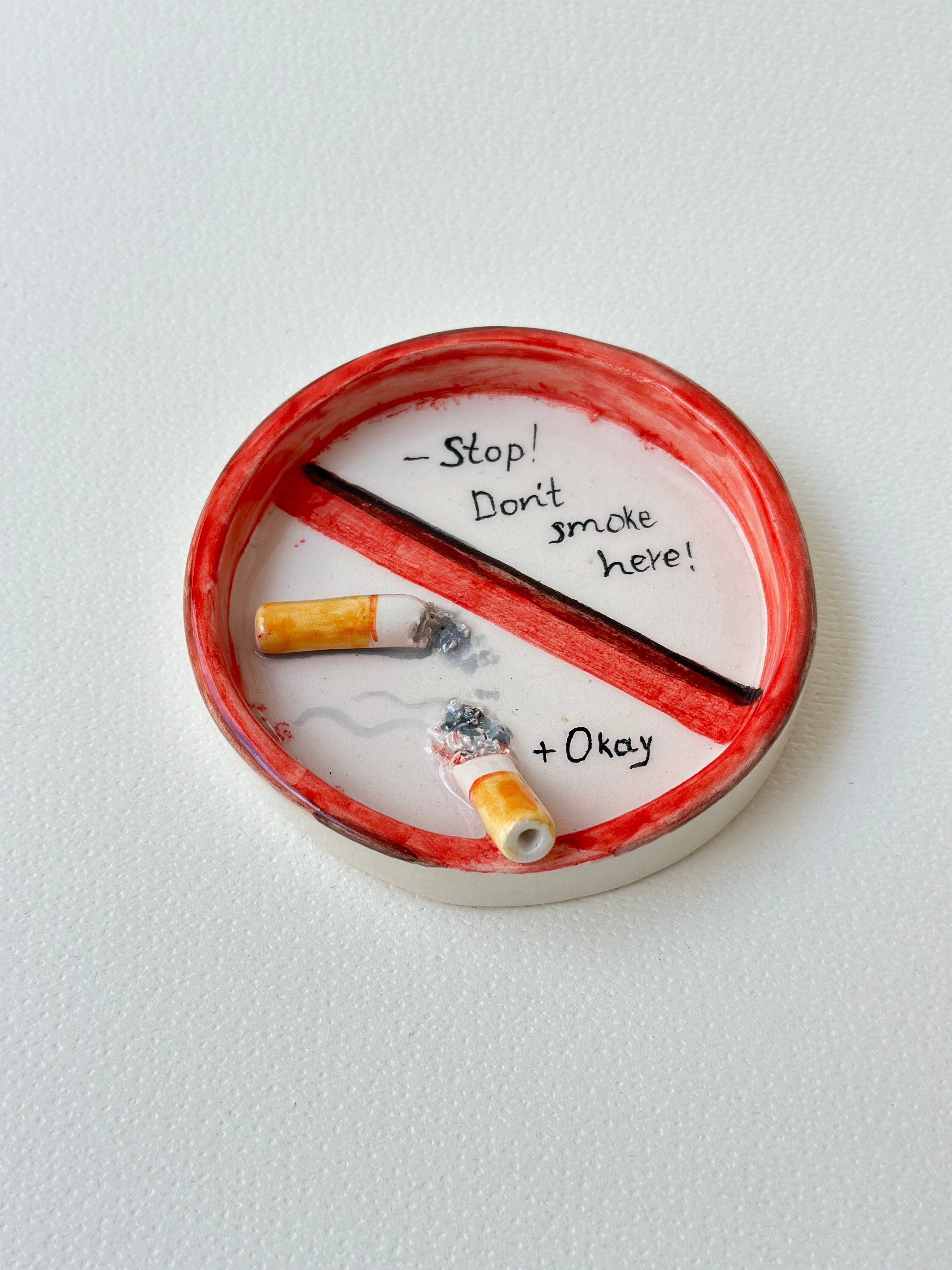 Handmade ashtray