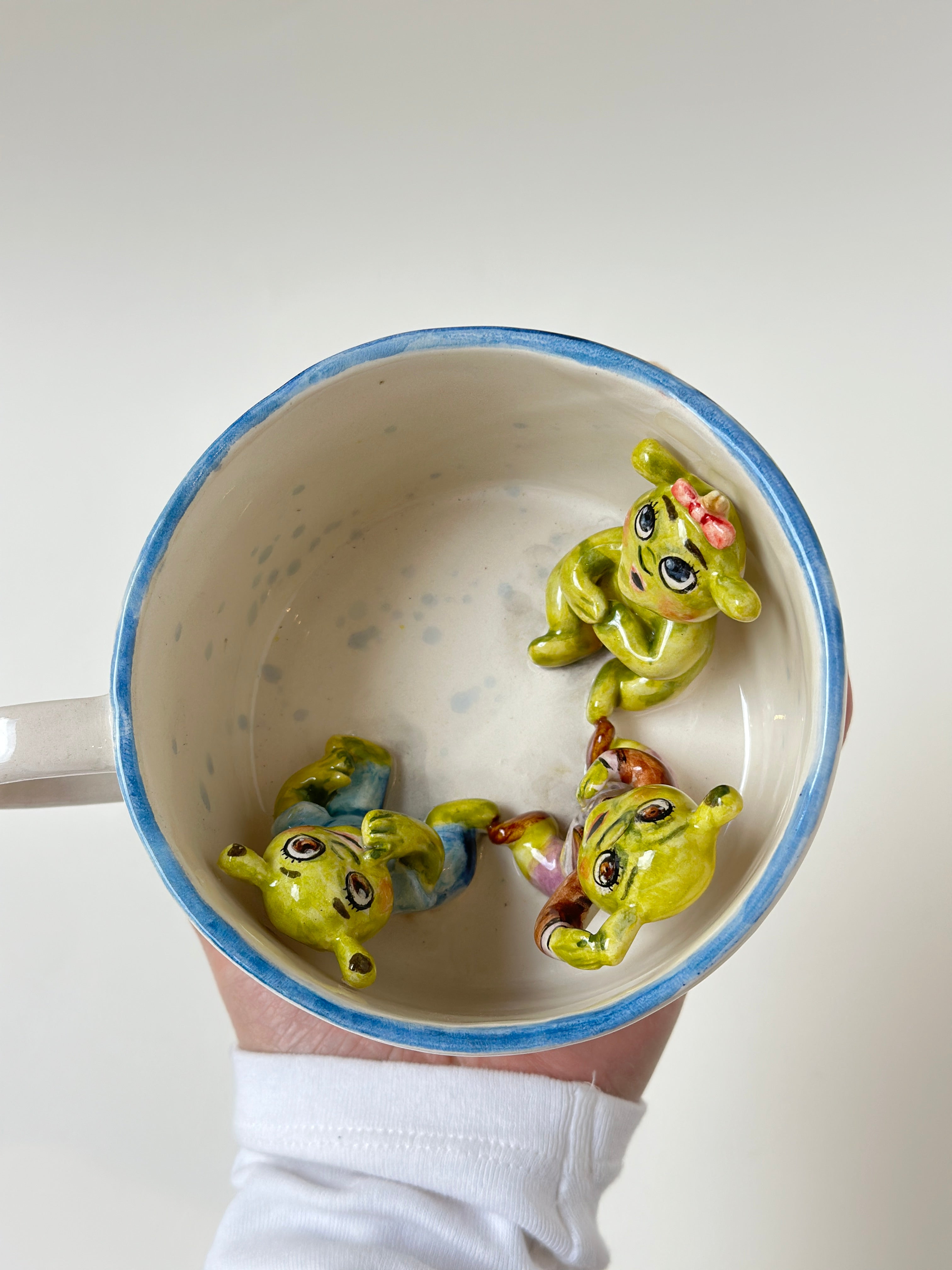 Shrek babies handmade mug
