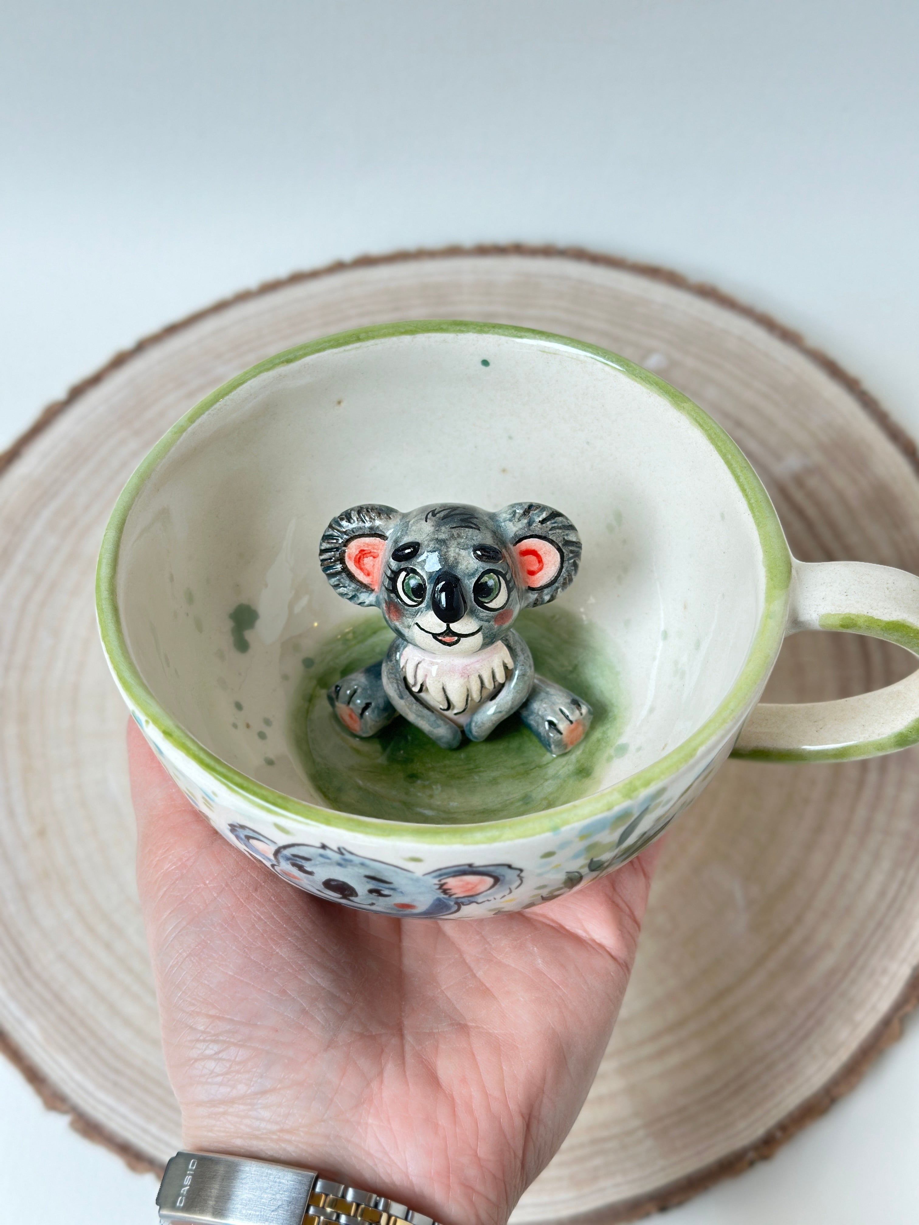 Koala handmade mug