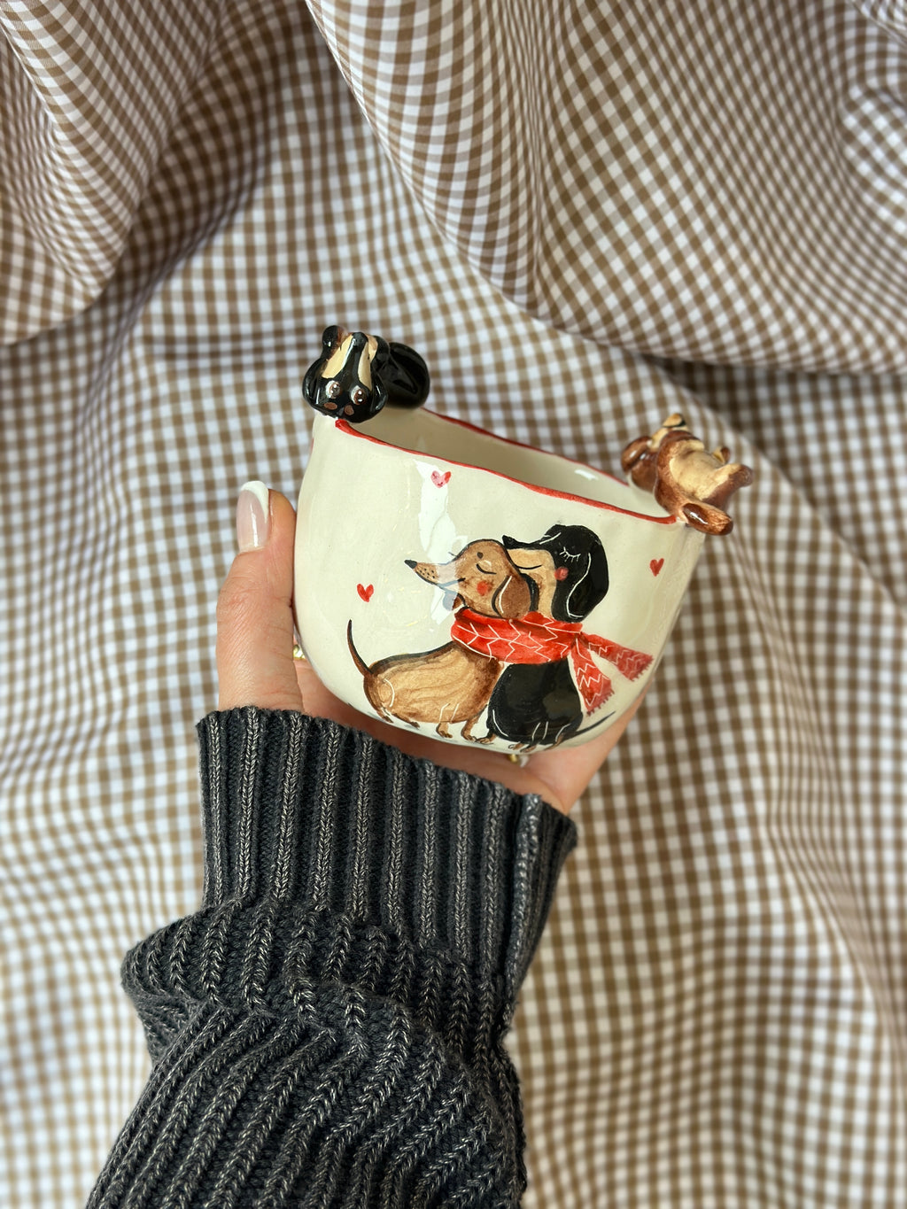 Dachshund handmade mug