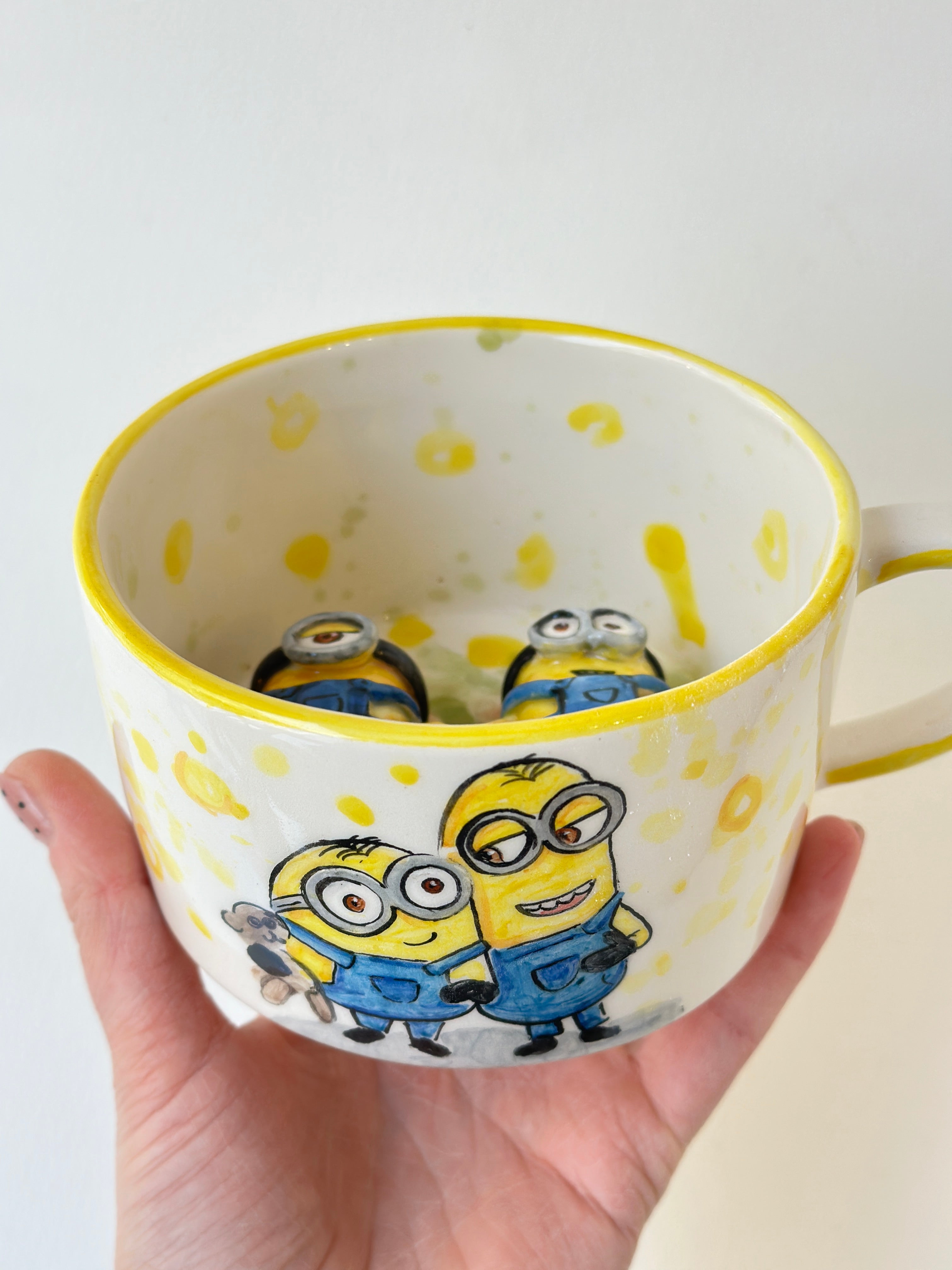 Minions handmade mug