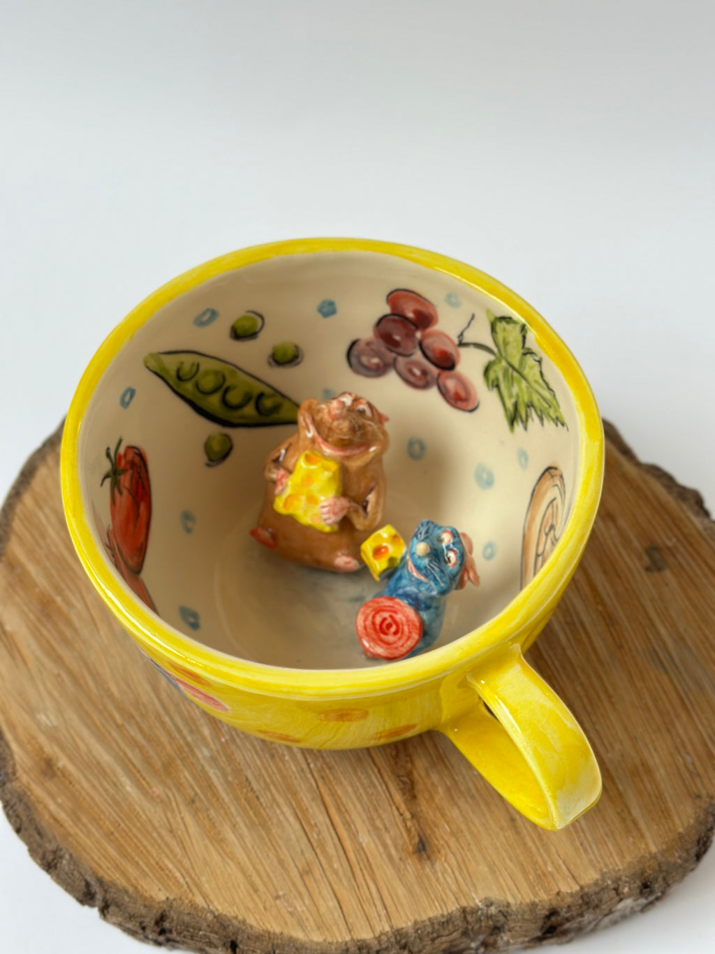 Ratatouille Emily and Remy handmade mug