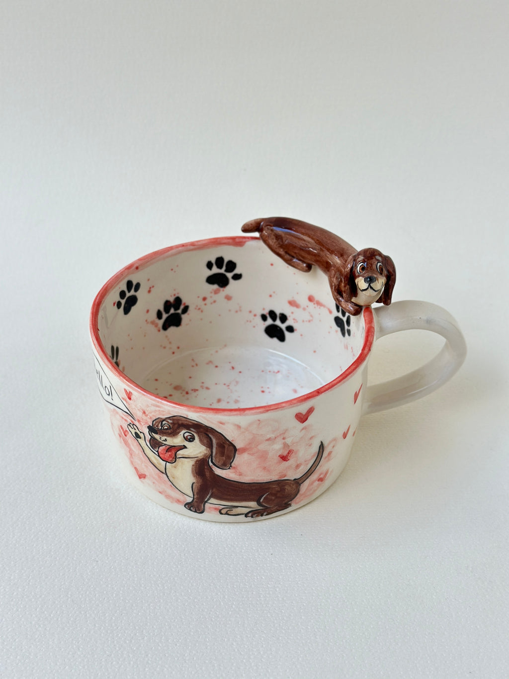 Dachshund handmade mug