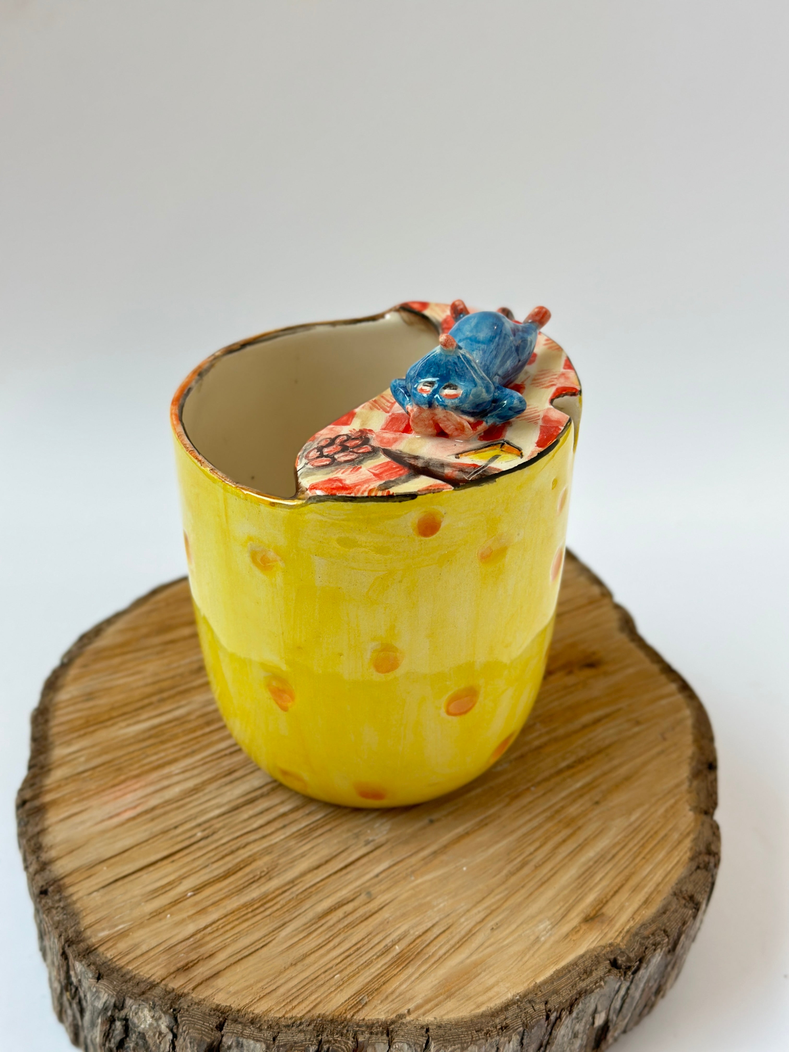Ratatouille takeaway handmade mug