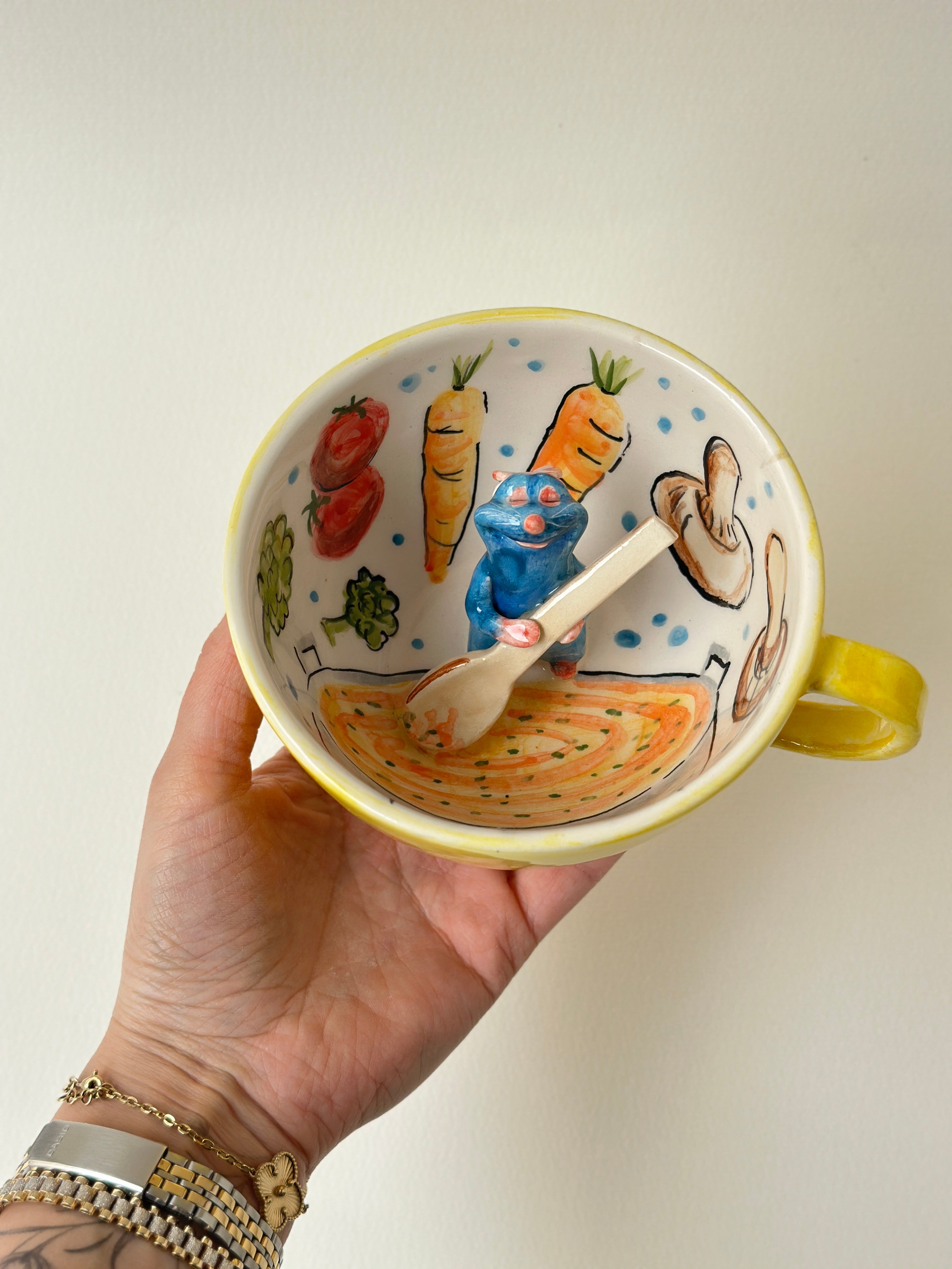 Ratatouille handmade mug