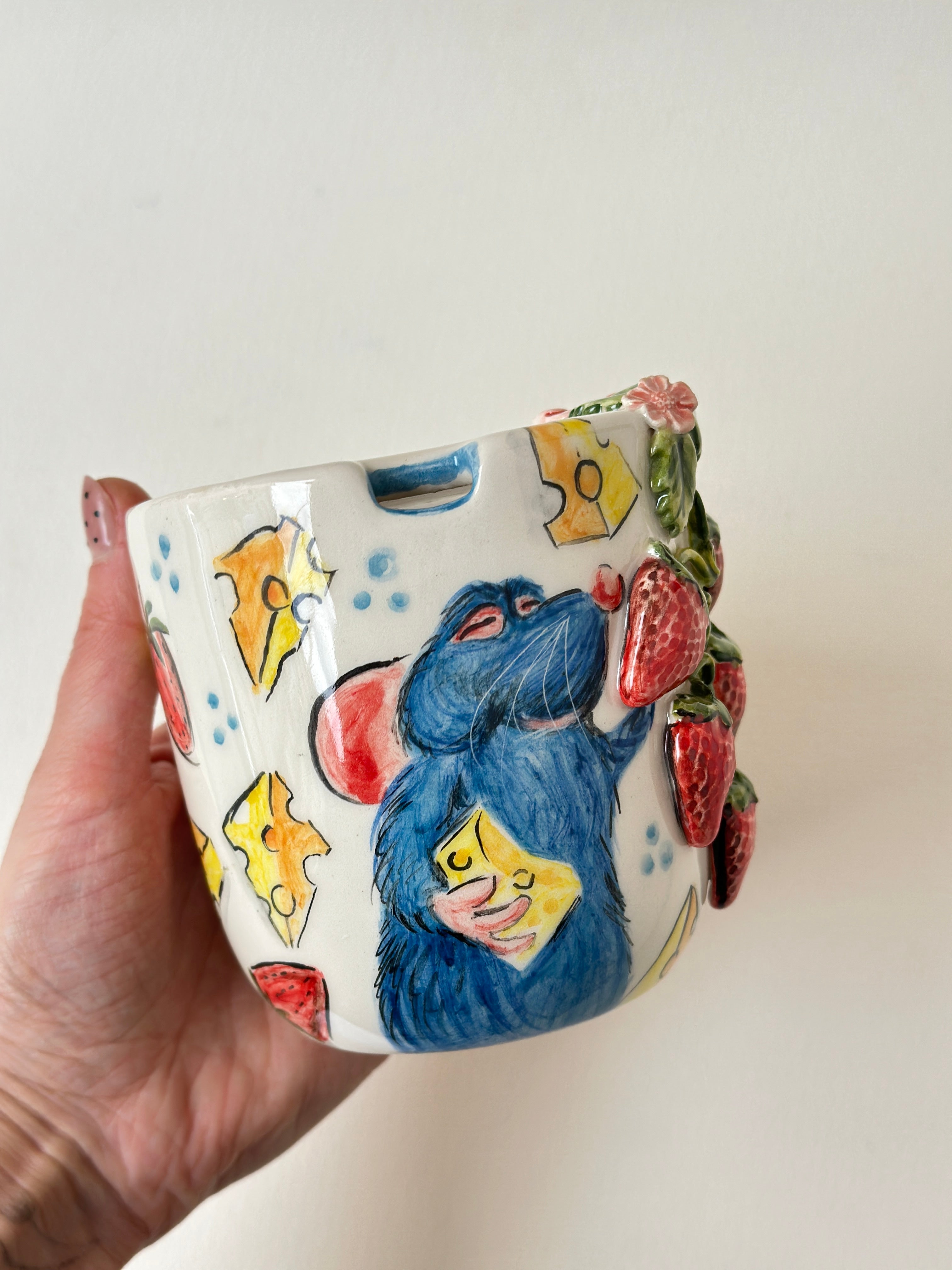 Ratatouille Remy takeaway handmade mug