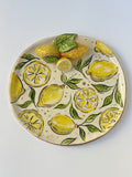 Lemon handmade plate