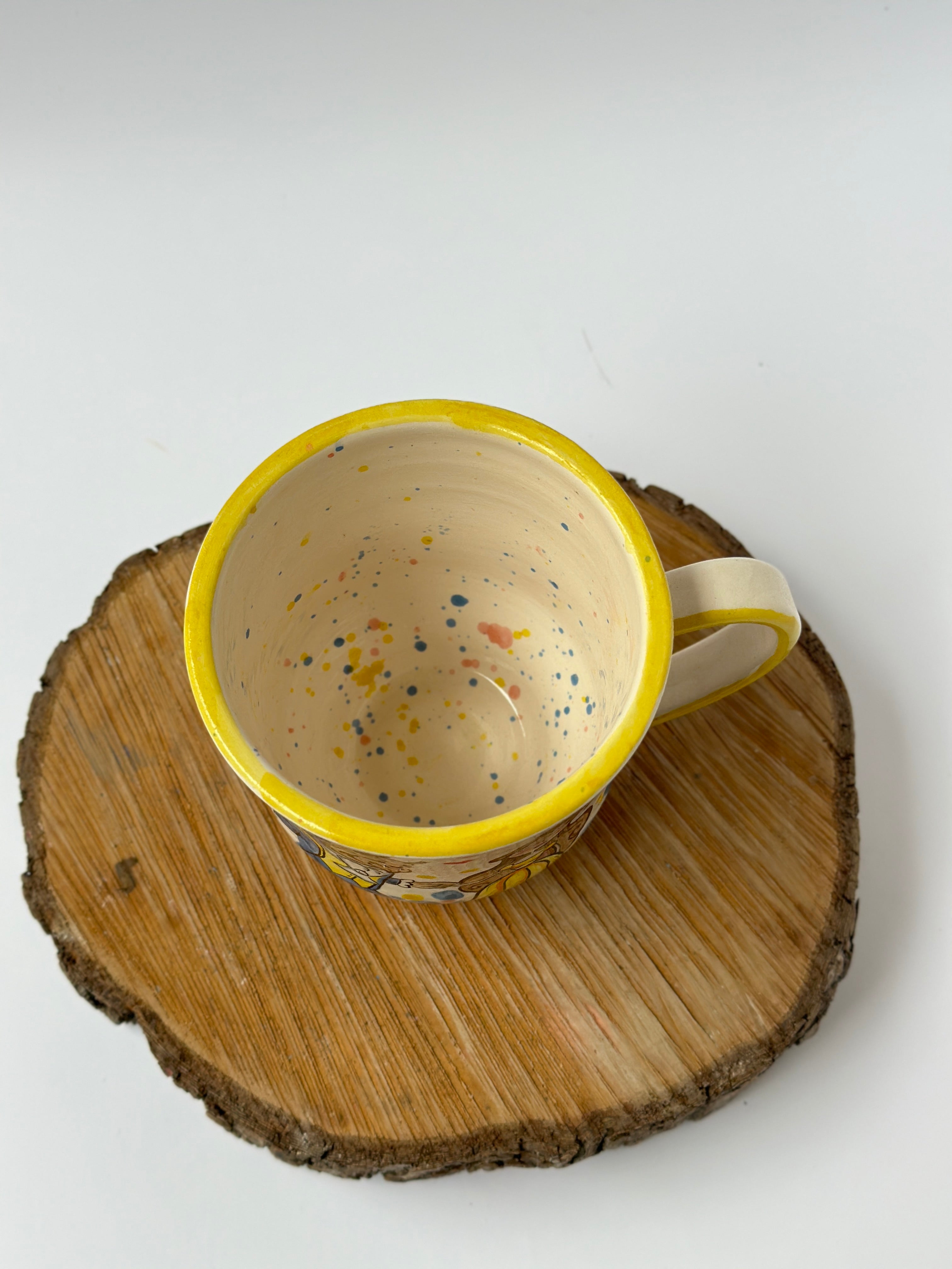 Beauty and the Beast handmade mug