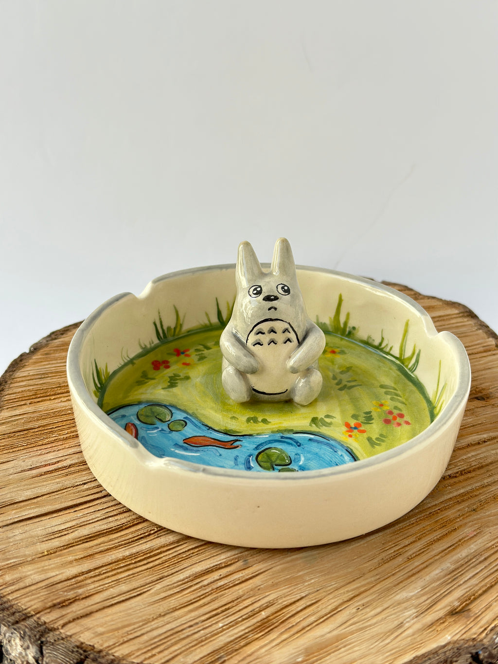 Totoro handmade ashtray