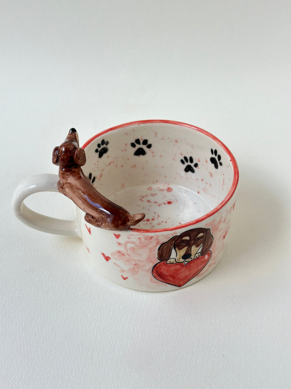 Dachshund handmade mug