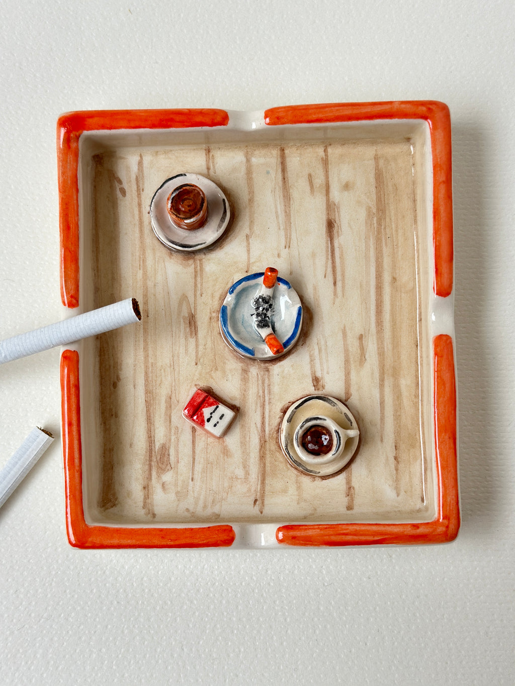 Handmade ashtray