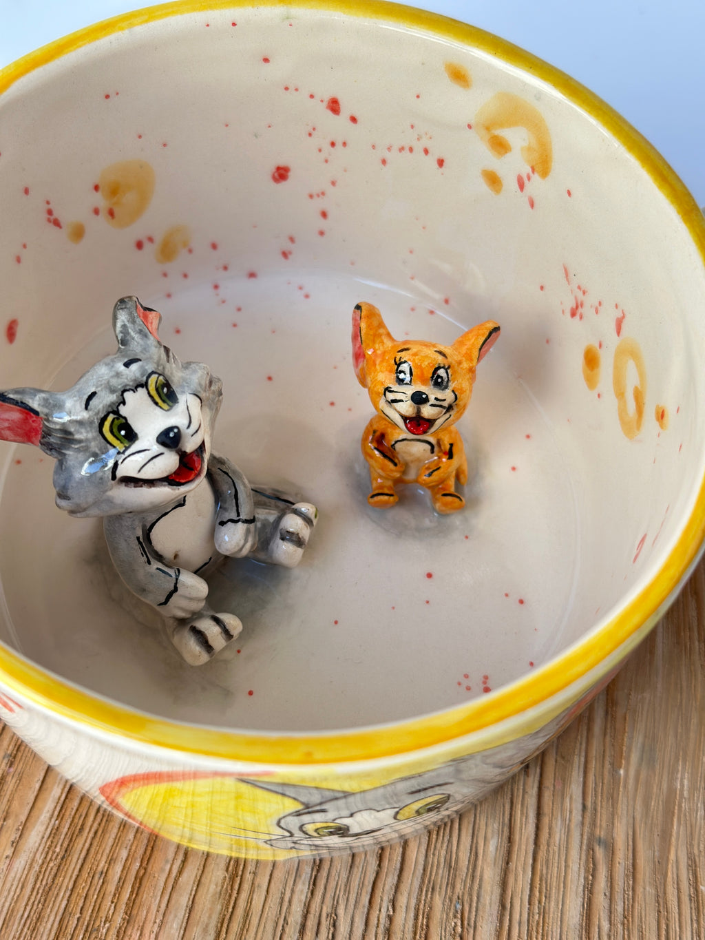 Tom and Jerry handmade mug