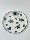 Handmade plate blueberry🫐