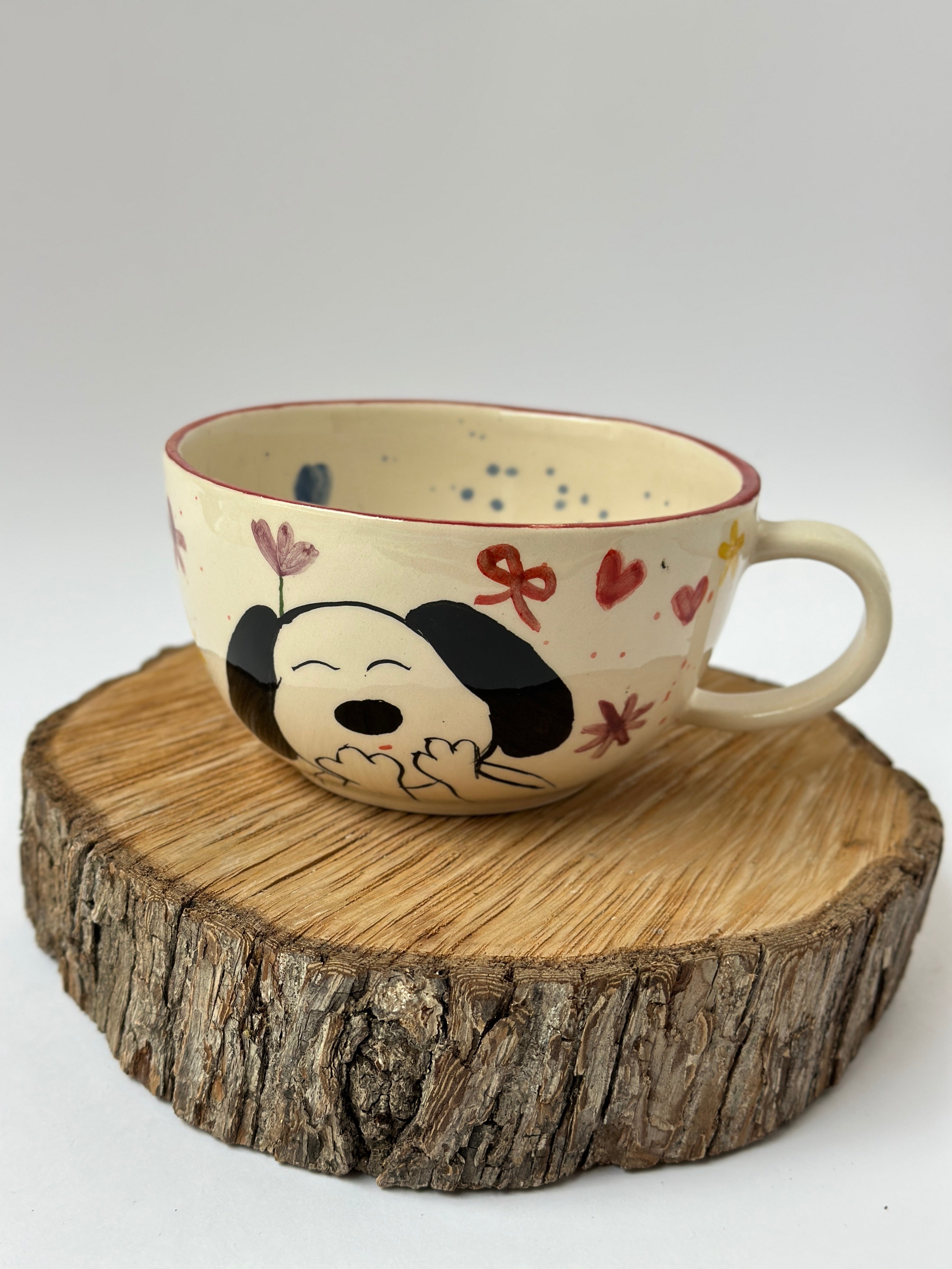 Snoopy handmade mug
