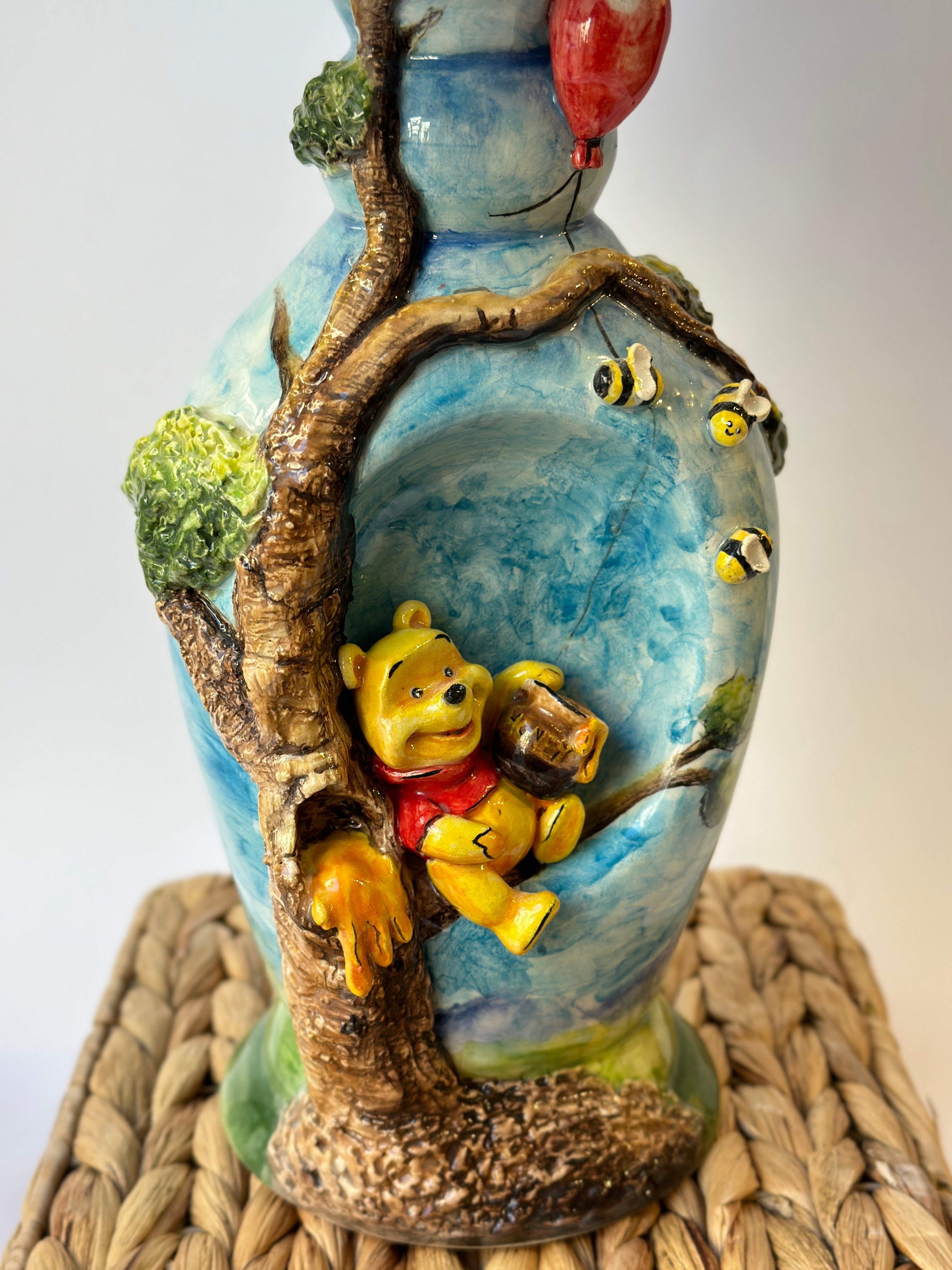 Winnie the Pooh handmade lamp